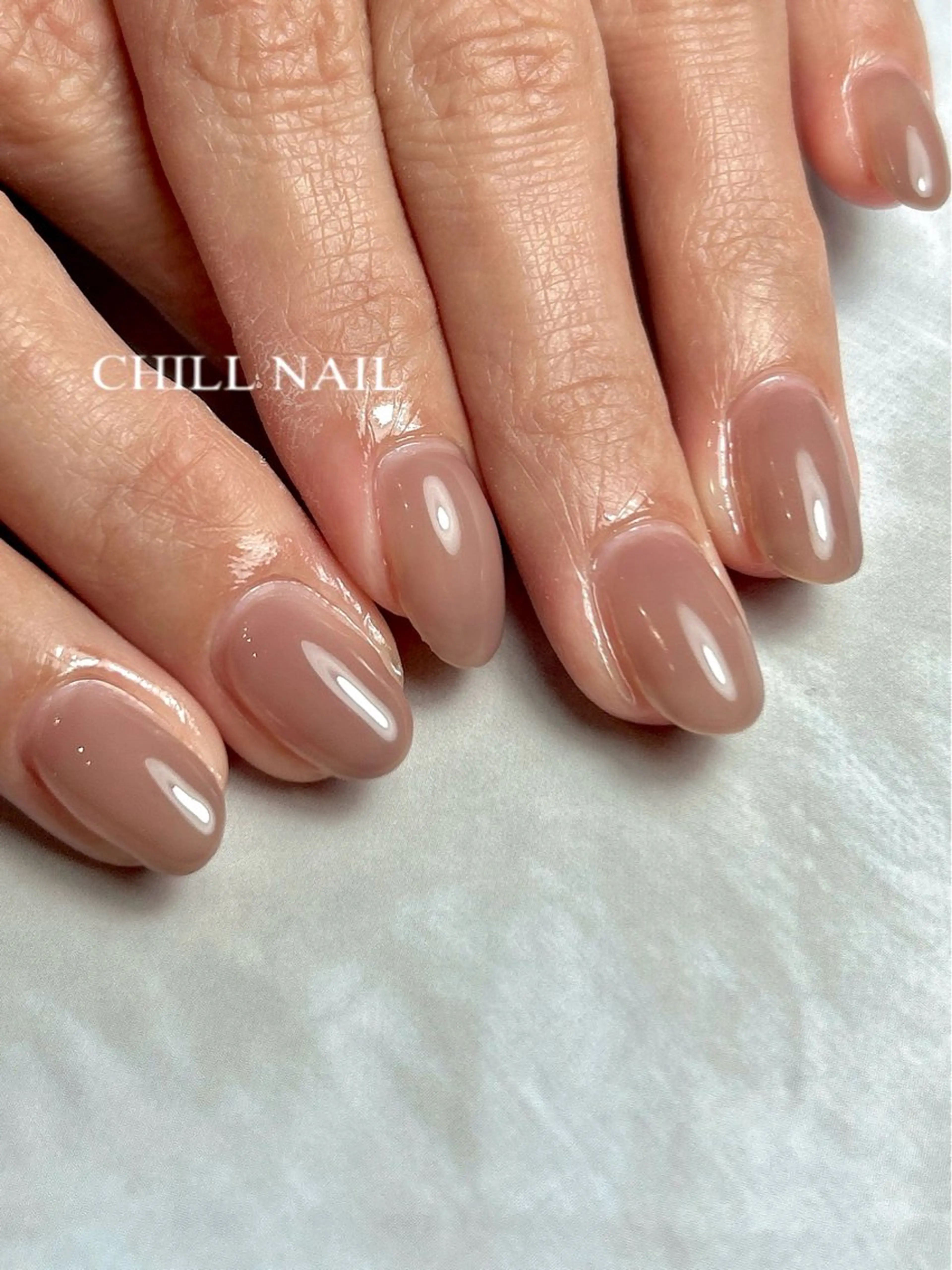 ネイル ワンカラーネイル ハンドネイル CHILL NAILのネイルデザイン