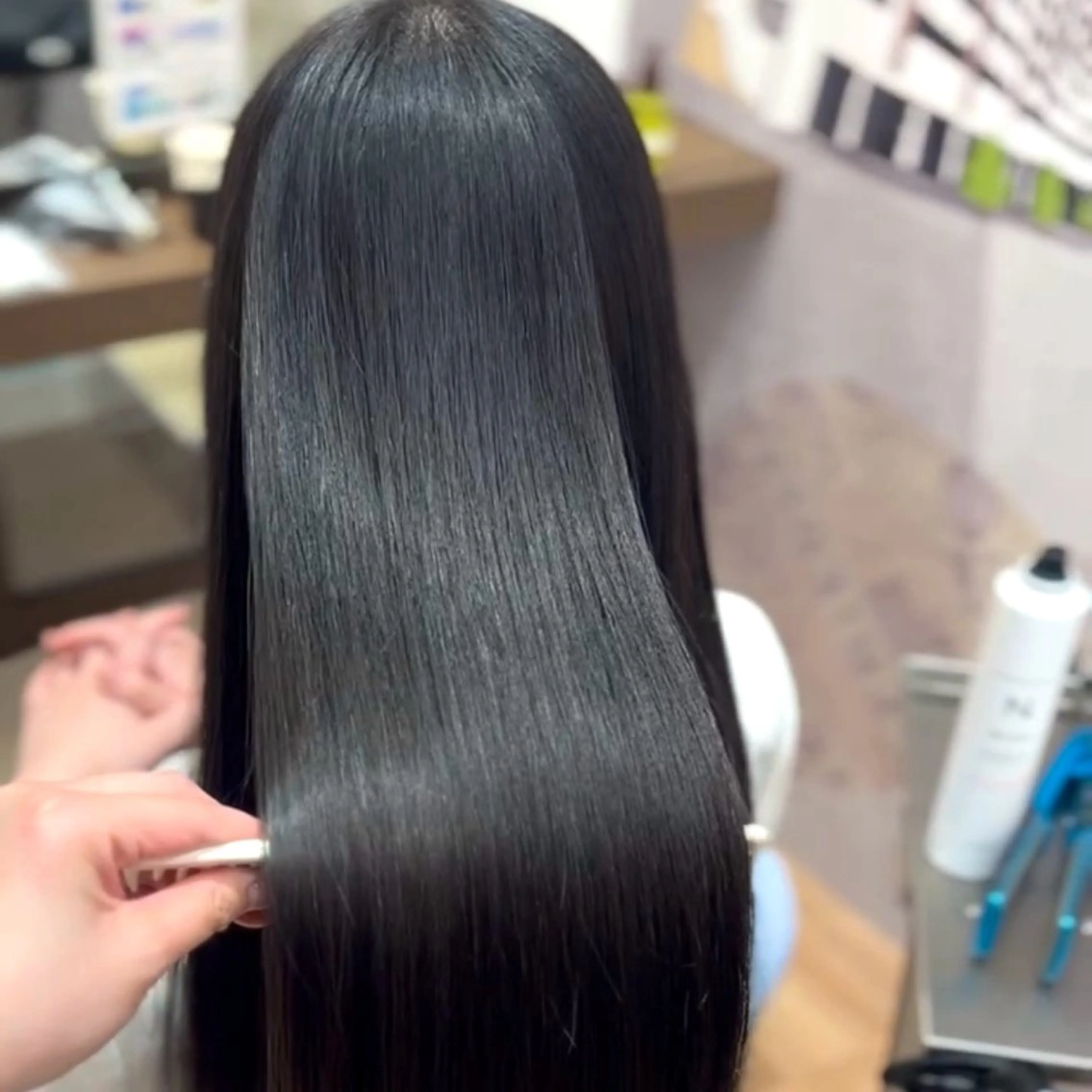 ロング 縮毛矯正 Wiz松戸五香店所属・🧸しおり 松戸市/松戸五香のヘアスタイル