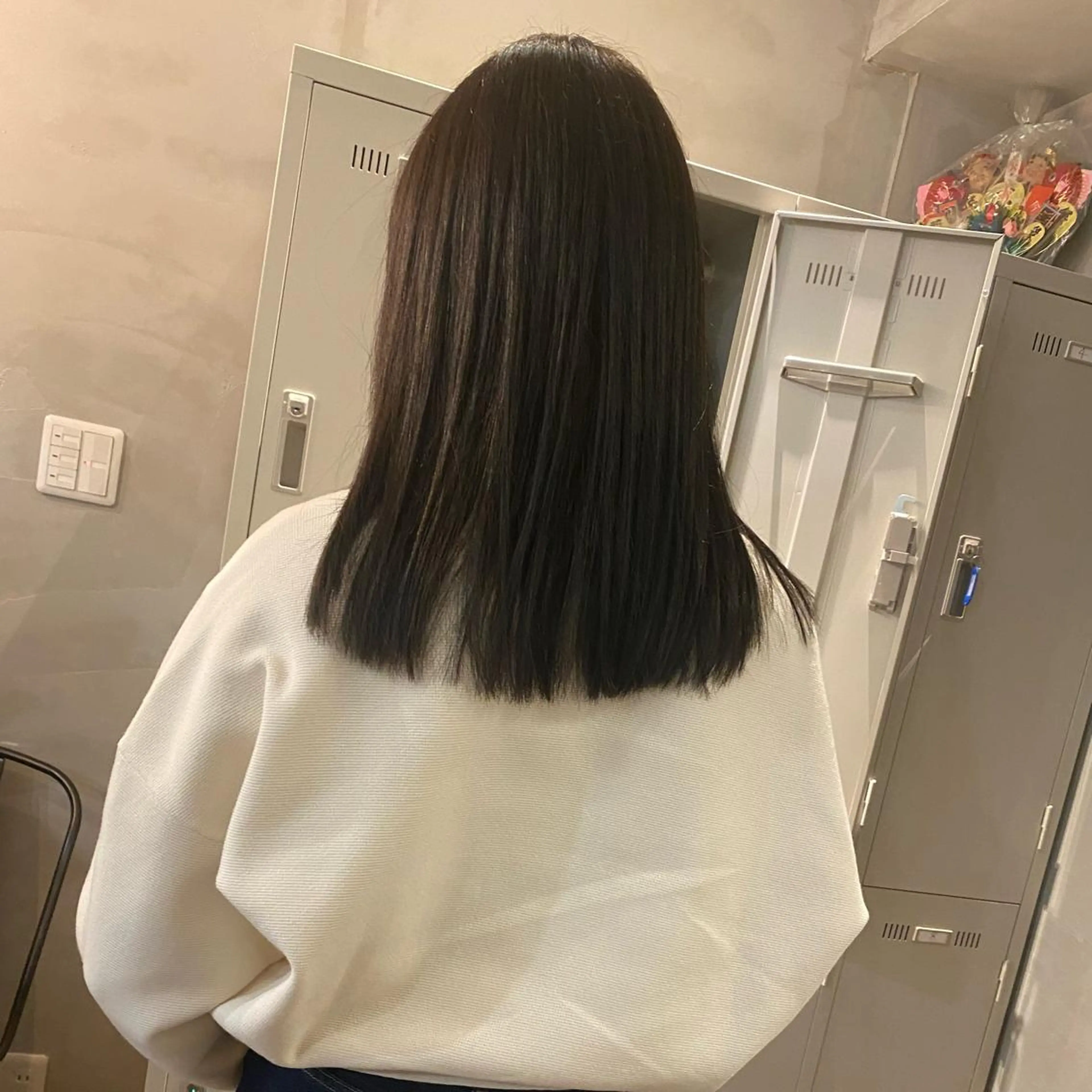 セミロング アッシュ アッシュブラウン angelica 🌸ayaka🌸のヘアスタイル