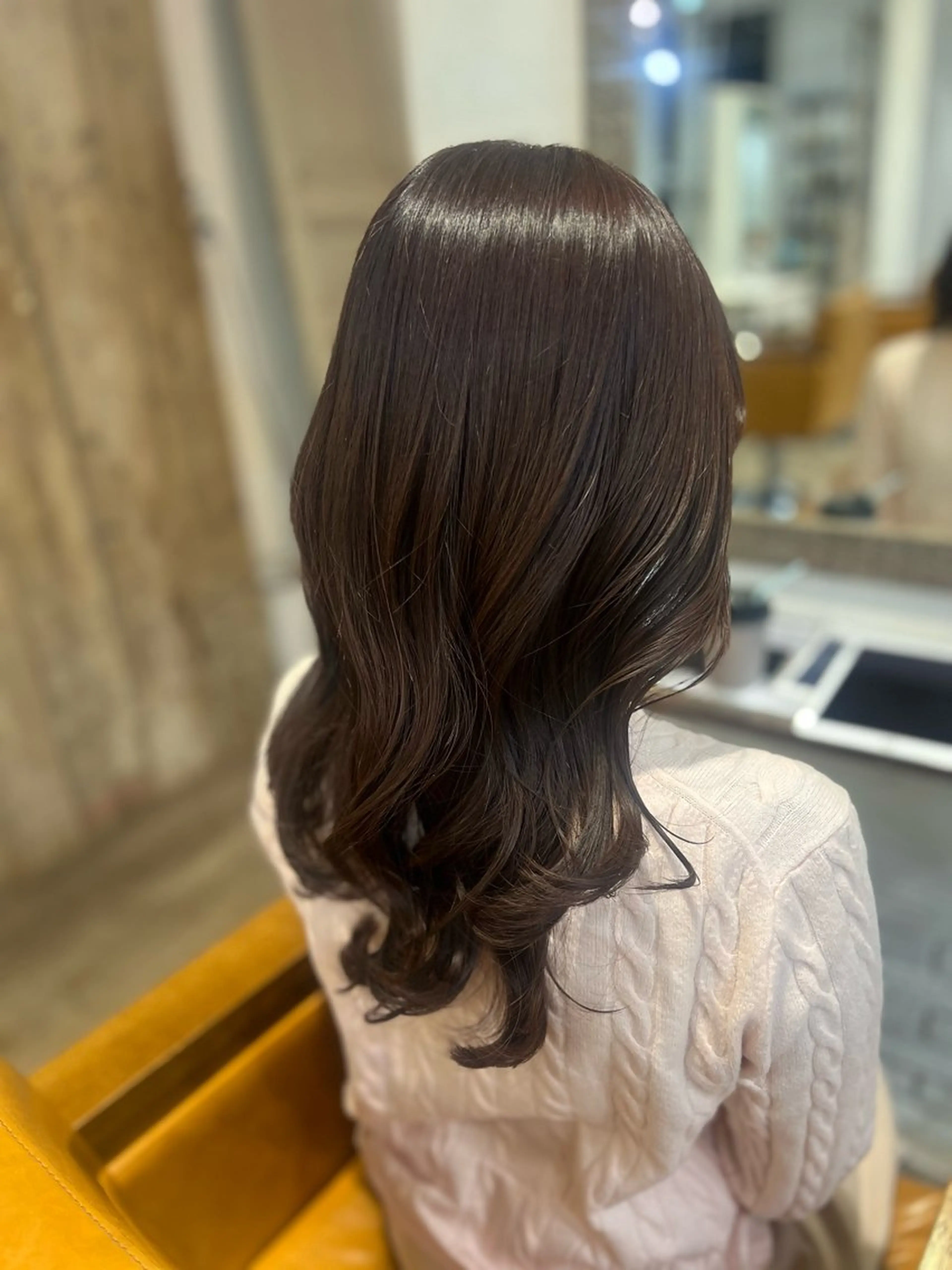 ミディアム カラー 透明感カラー ラベンダーカラー ヘアカラー ayaka‎/暖色/ レイヤーカット🩰のヘアスタイル