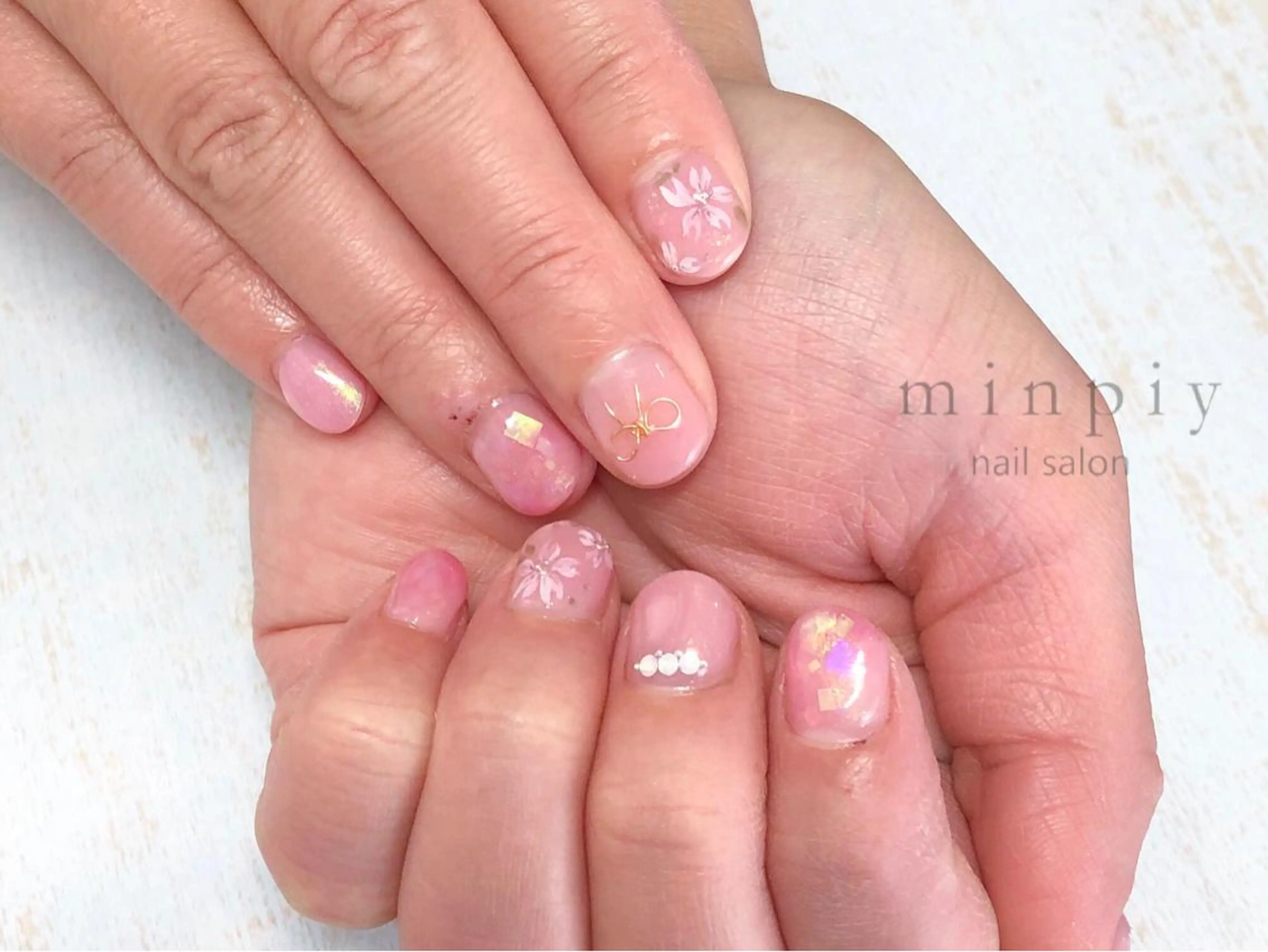 ネイル 𖡼 yumenoのネイルデザイン