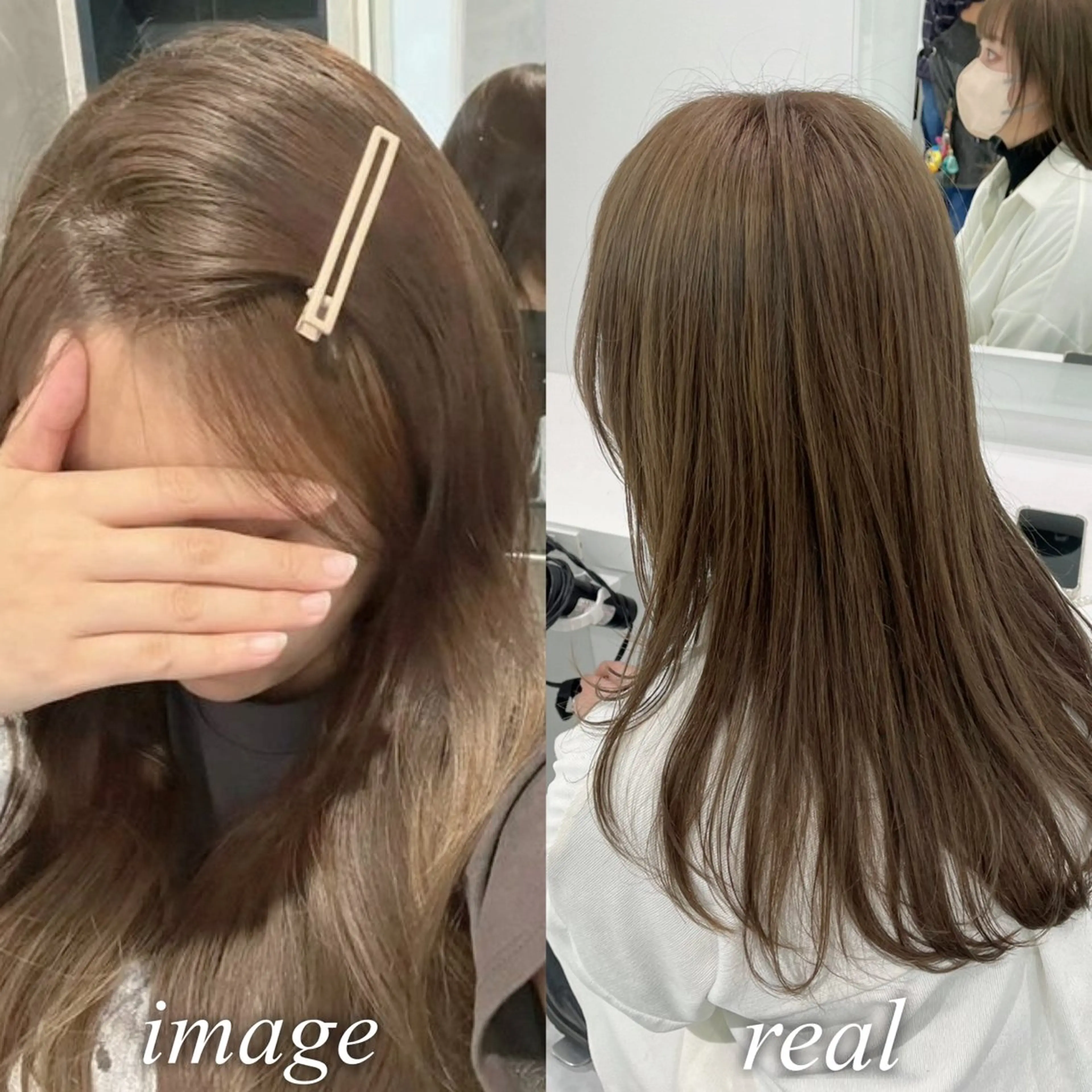 セミロング カラー 💎透明感カラー /kaito💎のヘアスタイル