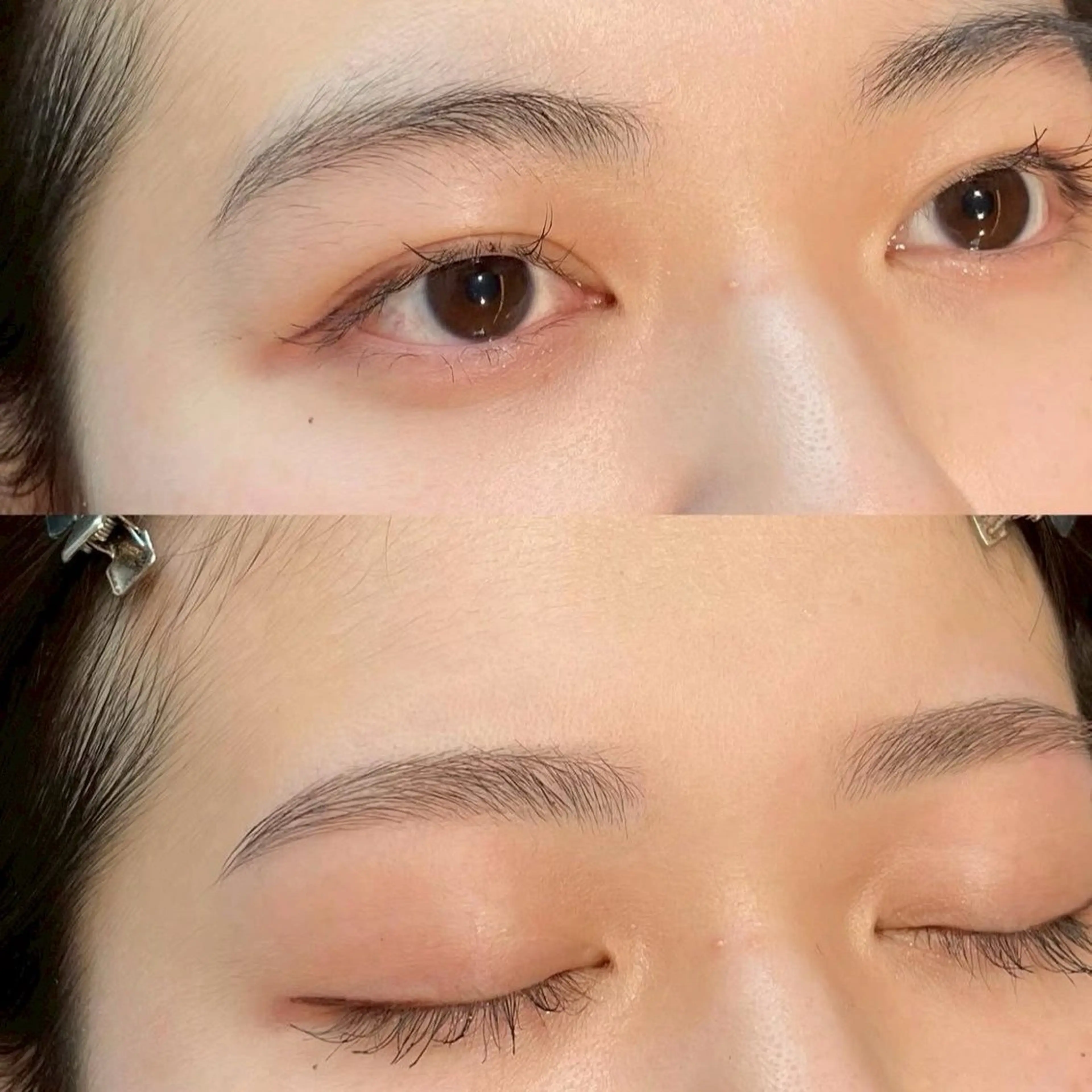 学割U24🎓《持続力🗯️眉毛の毛流れ矯正✨メンズok》美眉アイブロウWAX＋ハリウッドブロウリフト ¥4900の写真