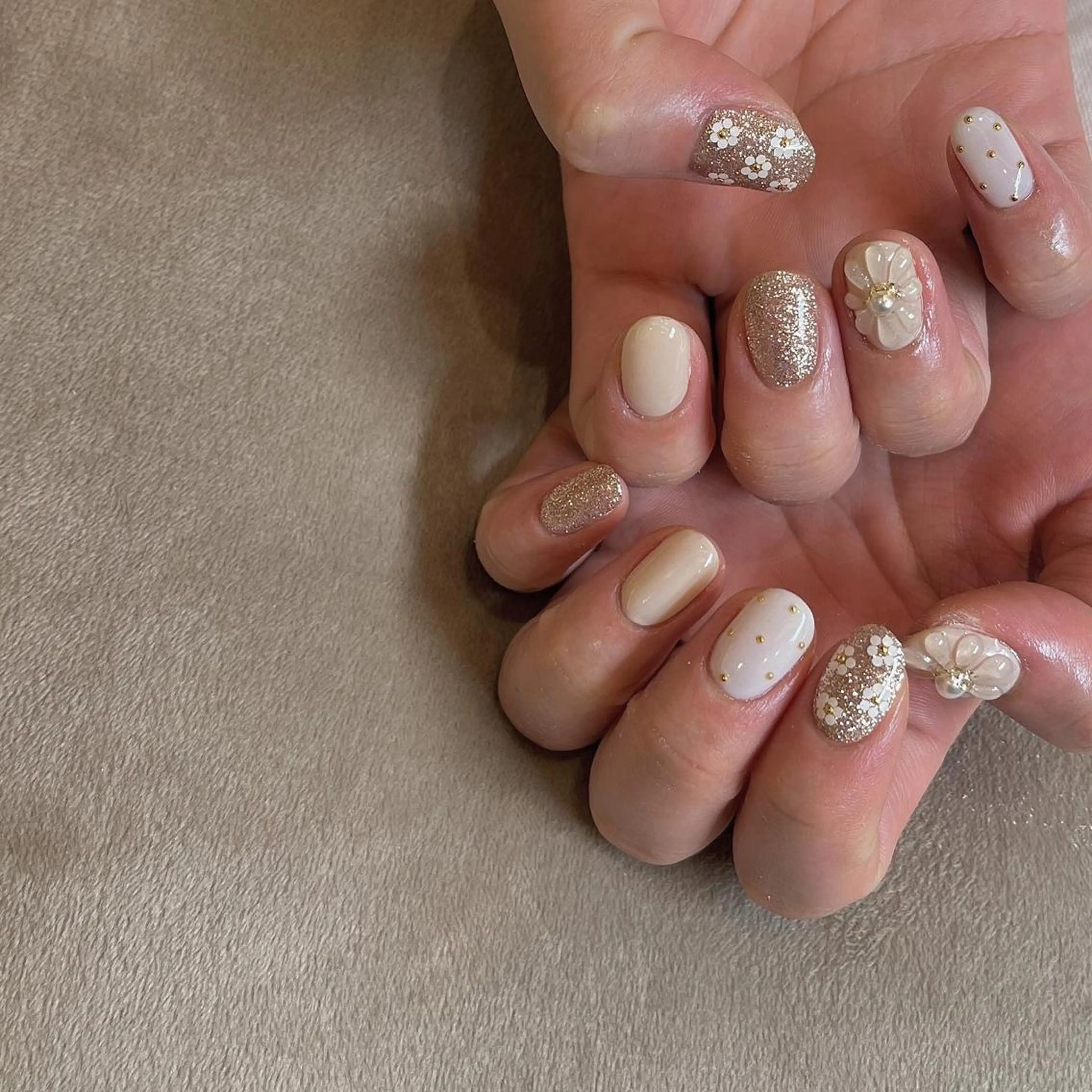 ネイル ぷっくりネイル フリーランス¨̮⃝ ネイリストOKADAのネイルデザイン