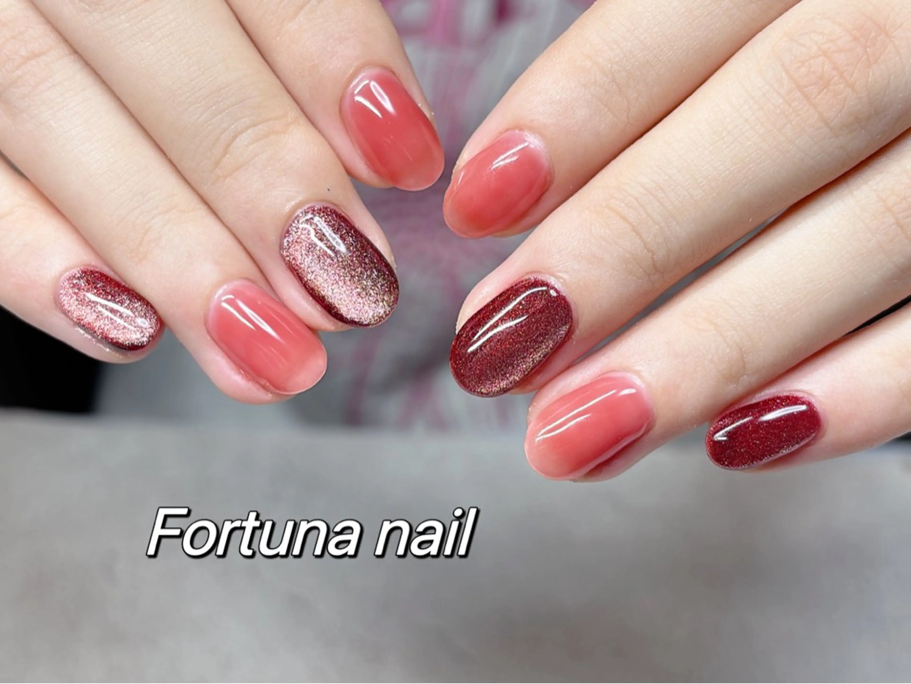 ネイル ハンドネイル Nail •Head スパFortunaのネイルデザイン