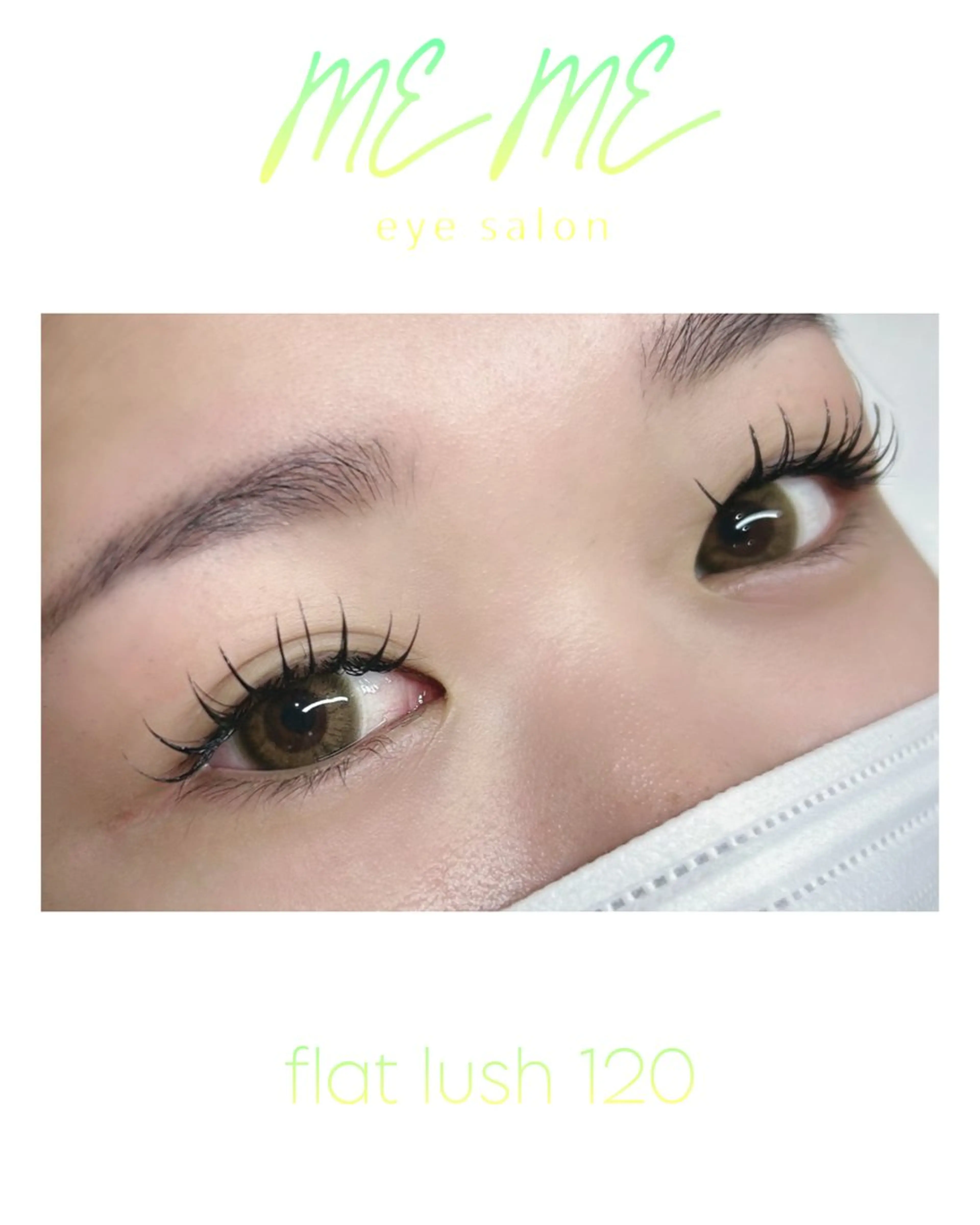 マツエク・マツパ Dカール フラットラッシュ 🦄HITOMI 🦄MEMEのマツエク・マツパデザイン