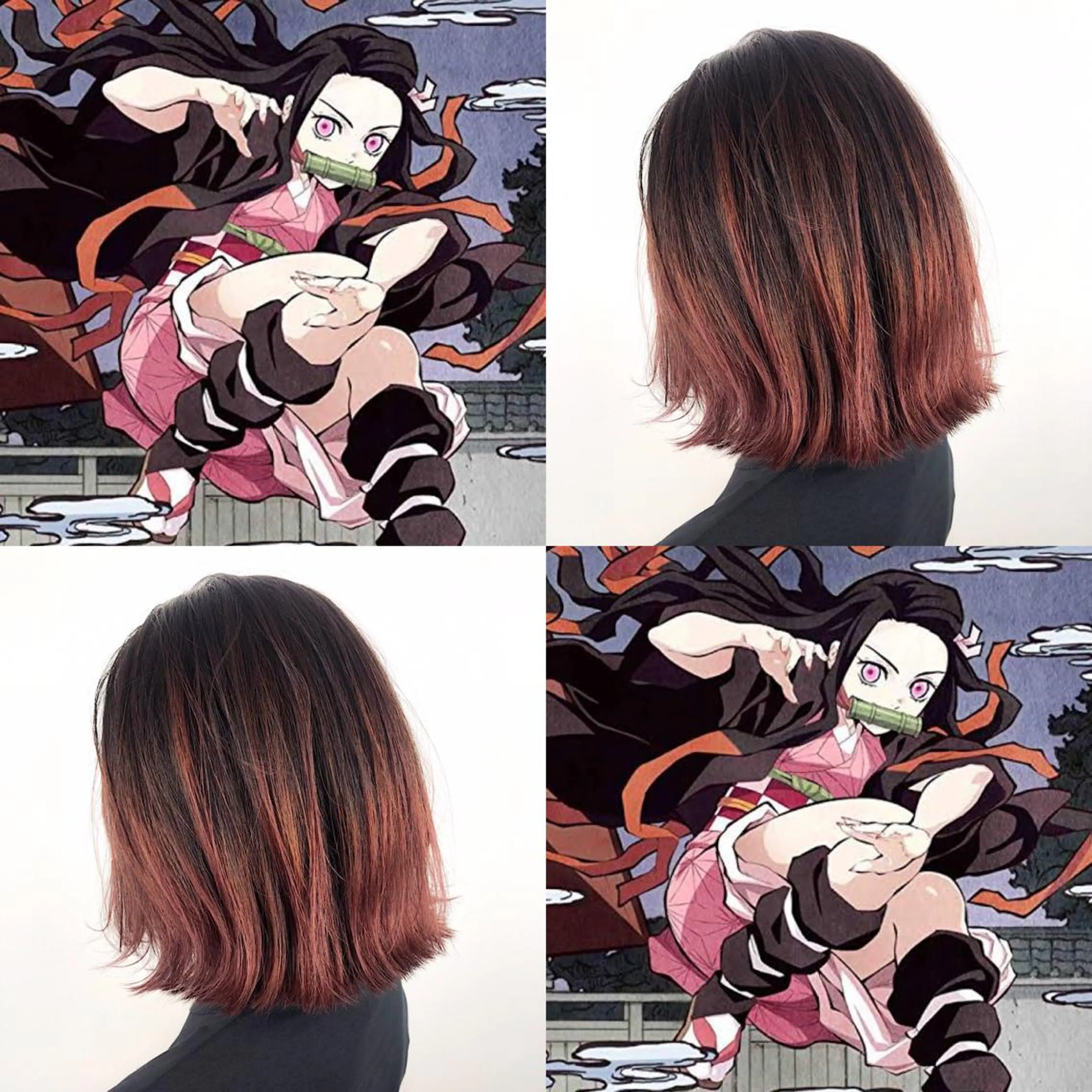 ミディアム カラー カット ヘアカラー インナーカラー/ ストレート/奥野洸也のヘアスタイル