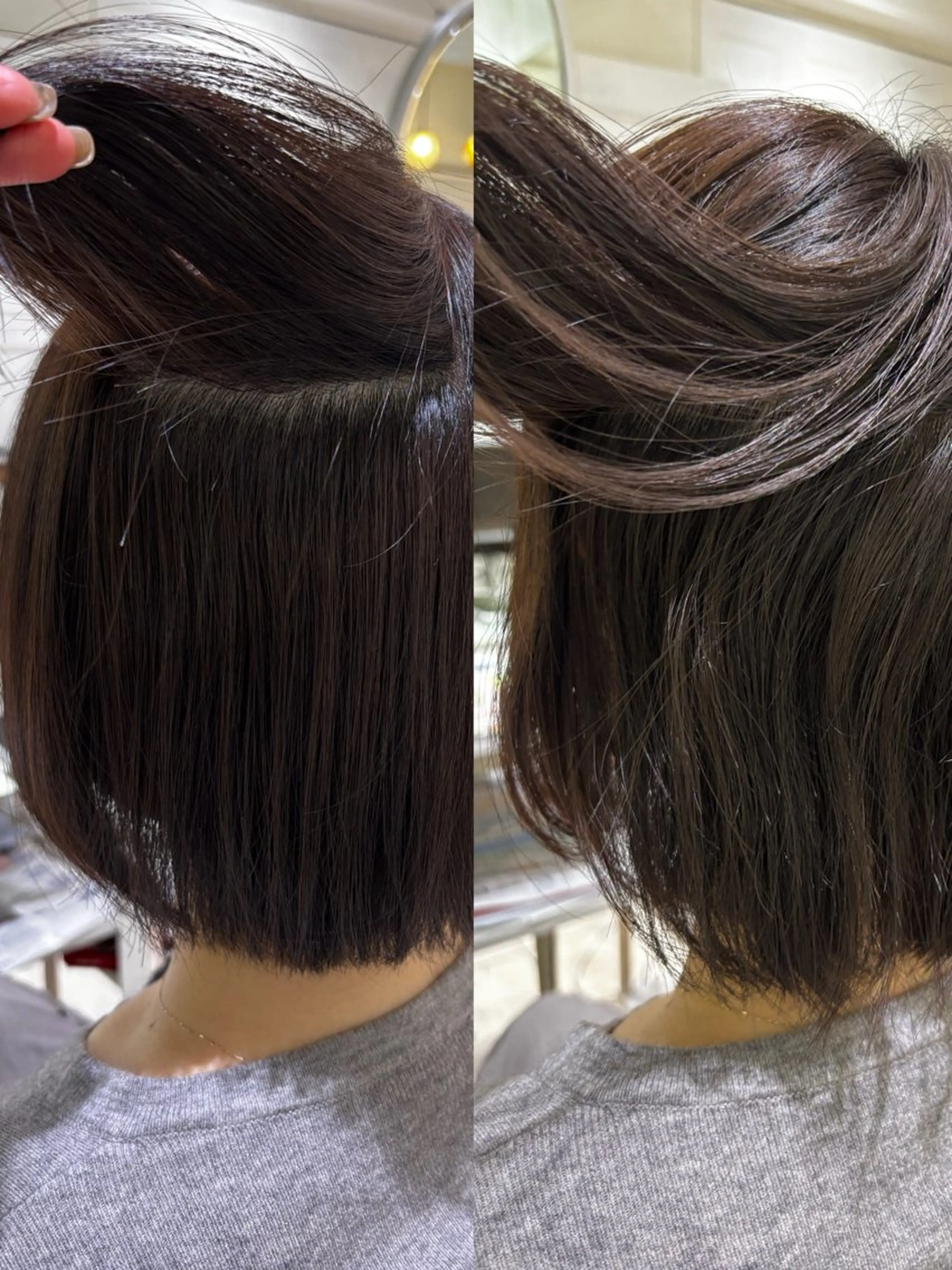 ショート 縮毛矯正 トリートメント 髪質改善/まつパ👀 himari🌻のヘアスタイル