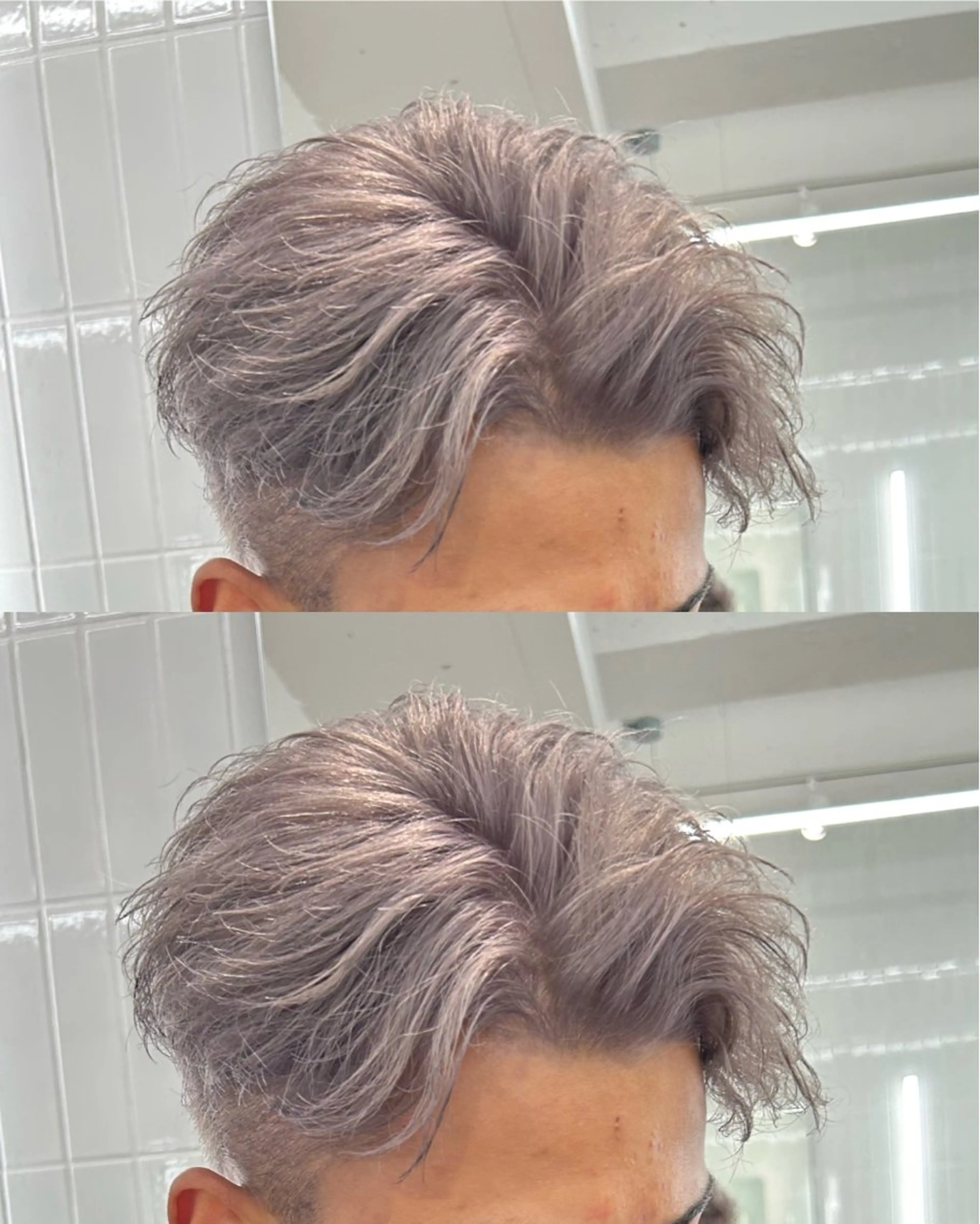 カラー メンズ カット ヘアカラー 断髪刈舞所属・フェード・メッシュ ハイトーン/fumaのヘアスタイル