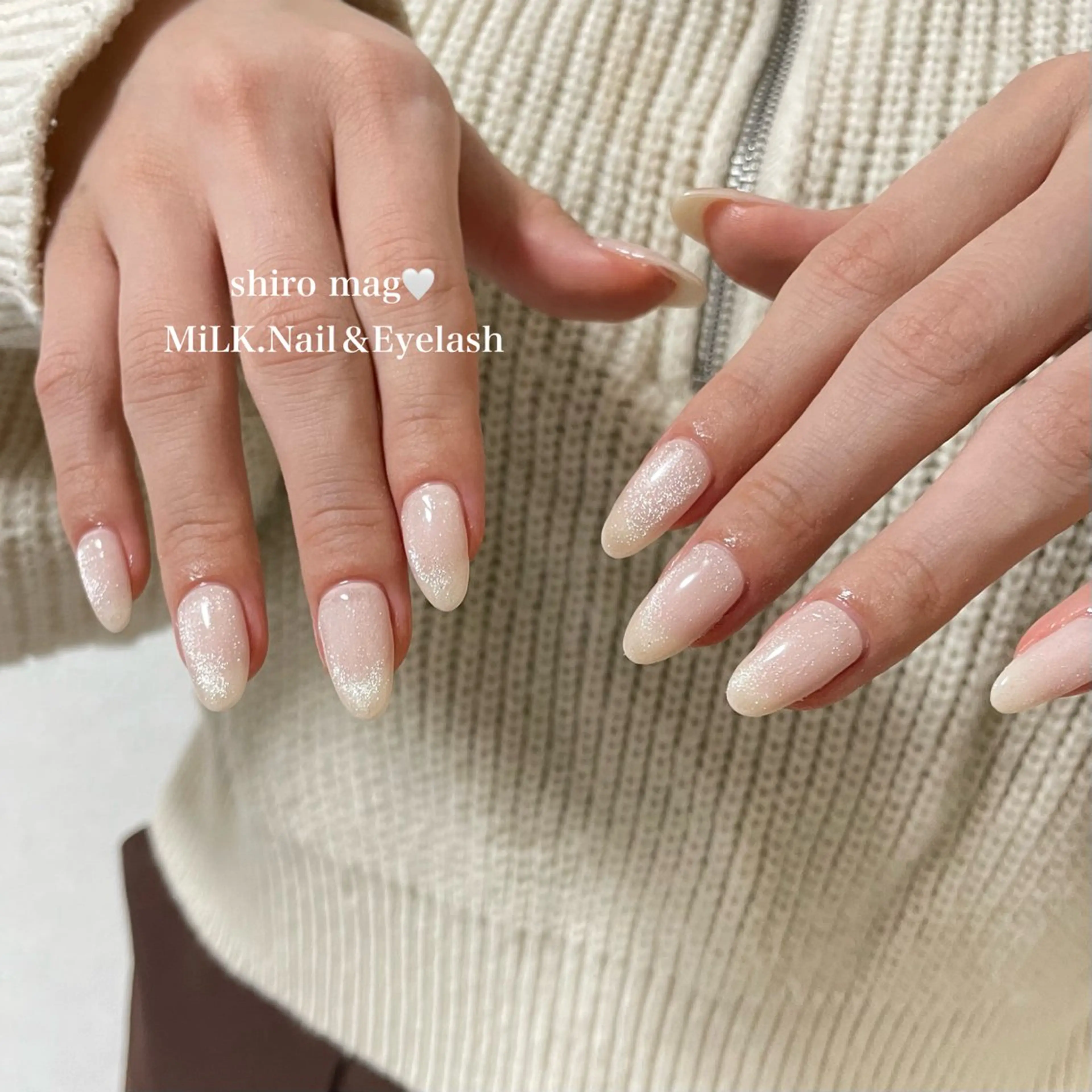ネイル マグネットネイル MiLK.   Nail&Eyelash所属・MiLK. wakaのマツエク・マツパデザイン
