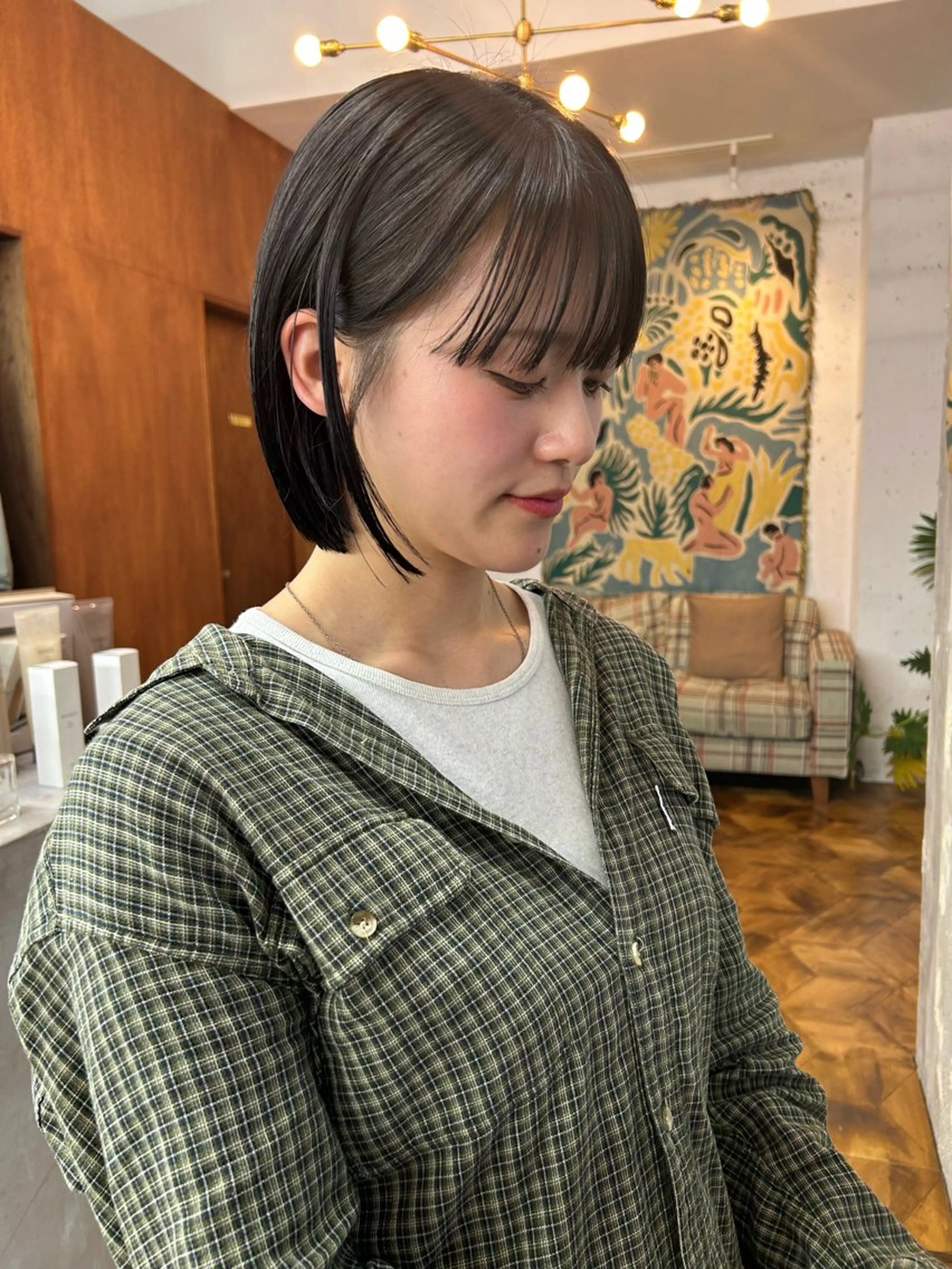 ミディアム ハシモトタケル🌿 ボブ/レイヤーカットのヘアスタイル