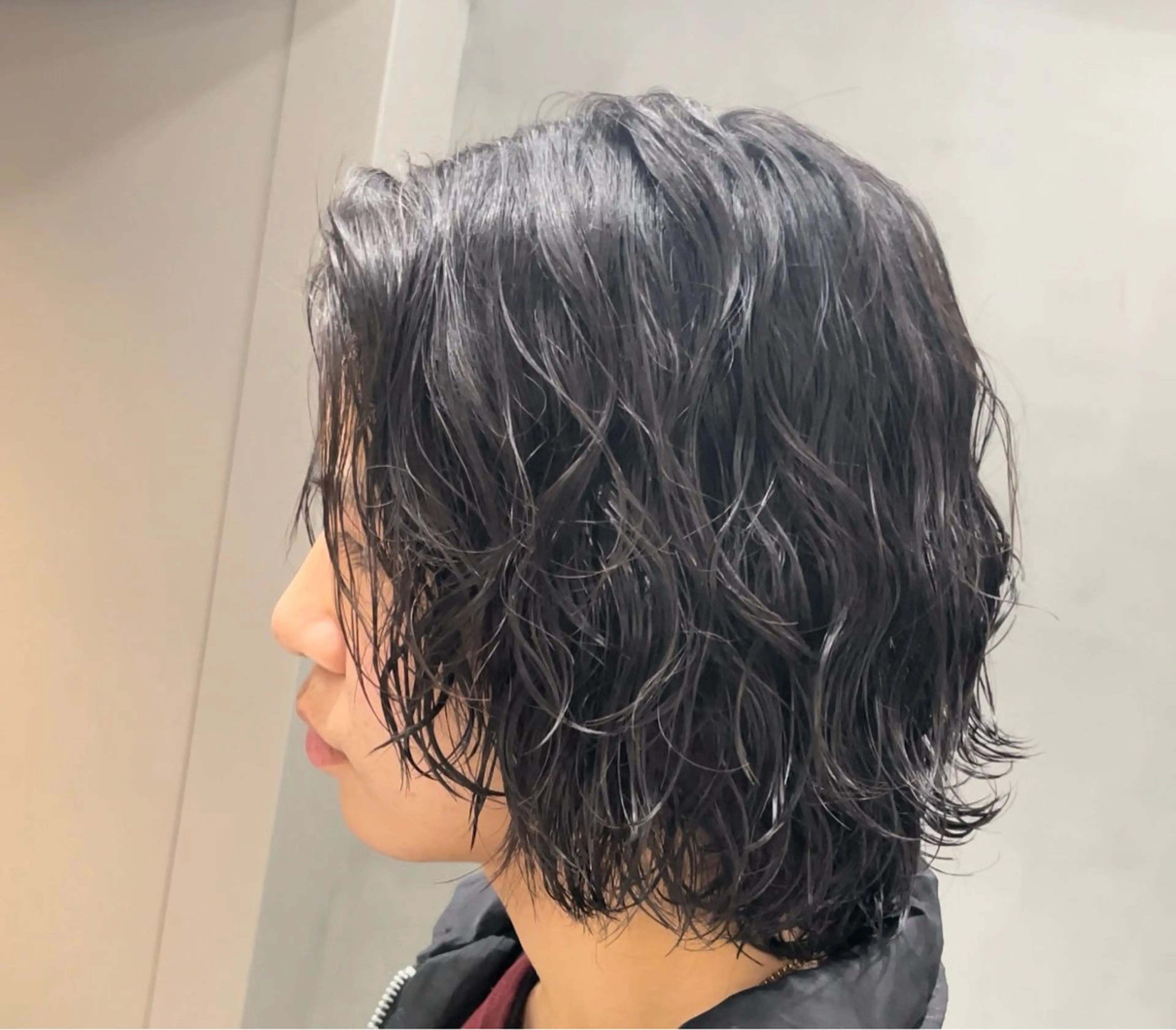 ロング パーマ ヘアアレンジ メンズ カット パーマ fifth Tokyo所属・fifth 石川 凪のヘアスタイル