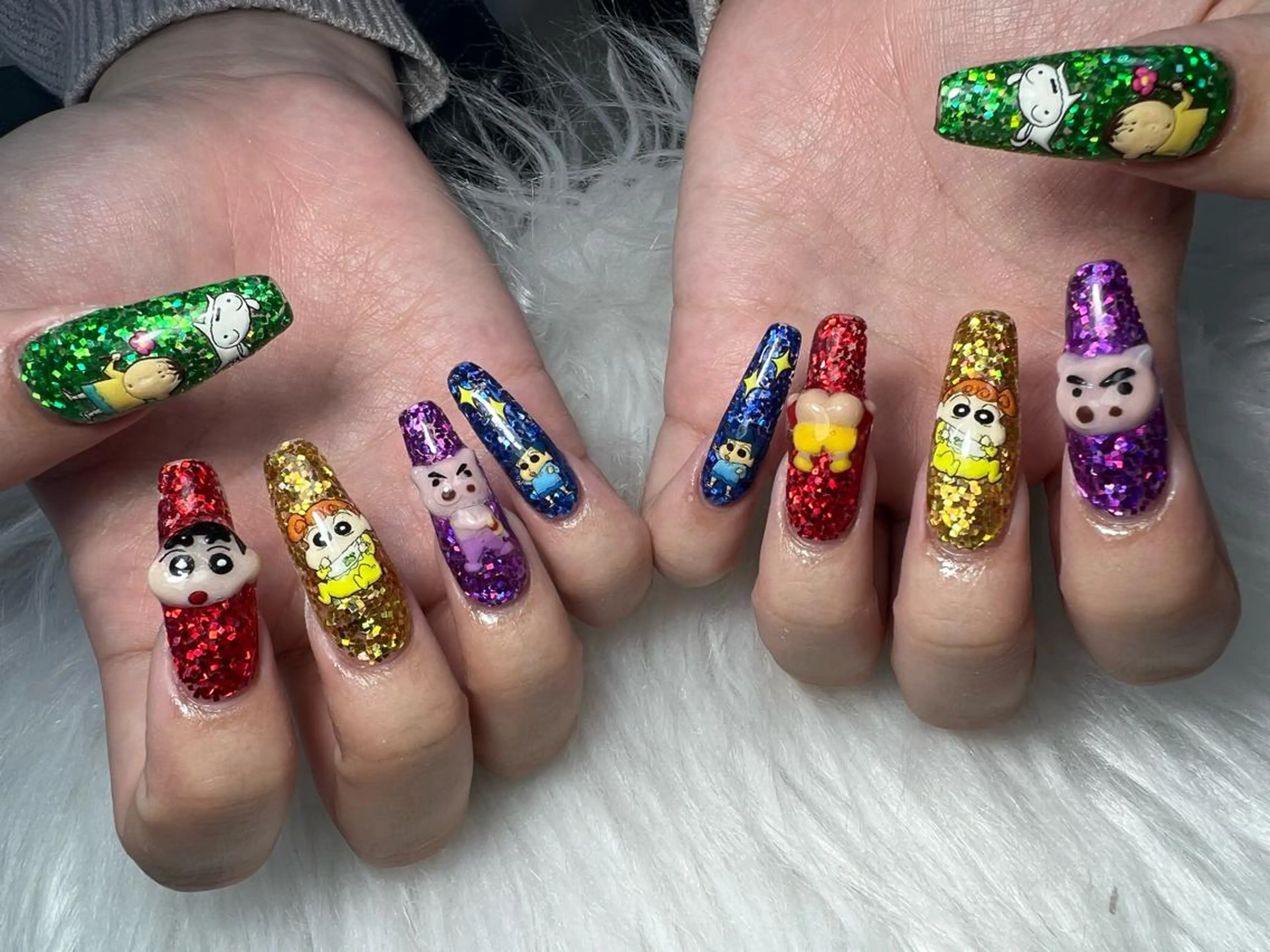 ネイル ハンドネイル Mana‪ ‪·͜· ❤︎‬のネイルデザイン