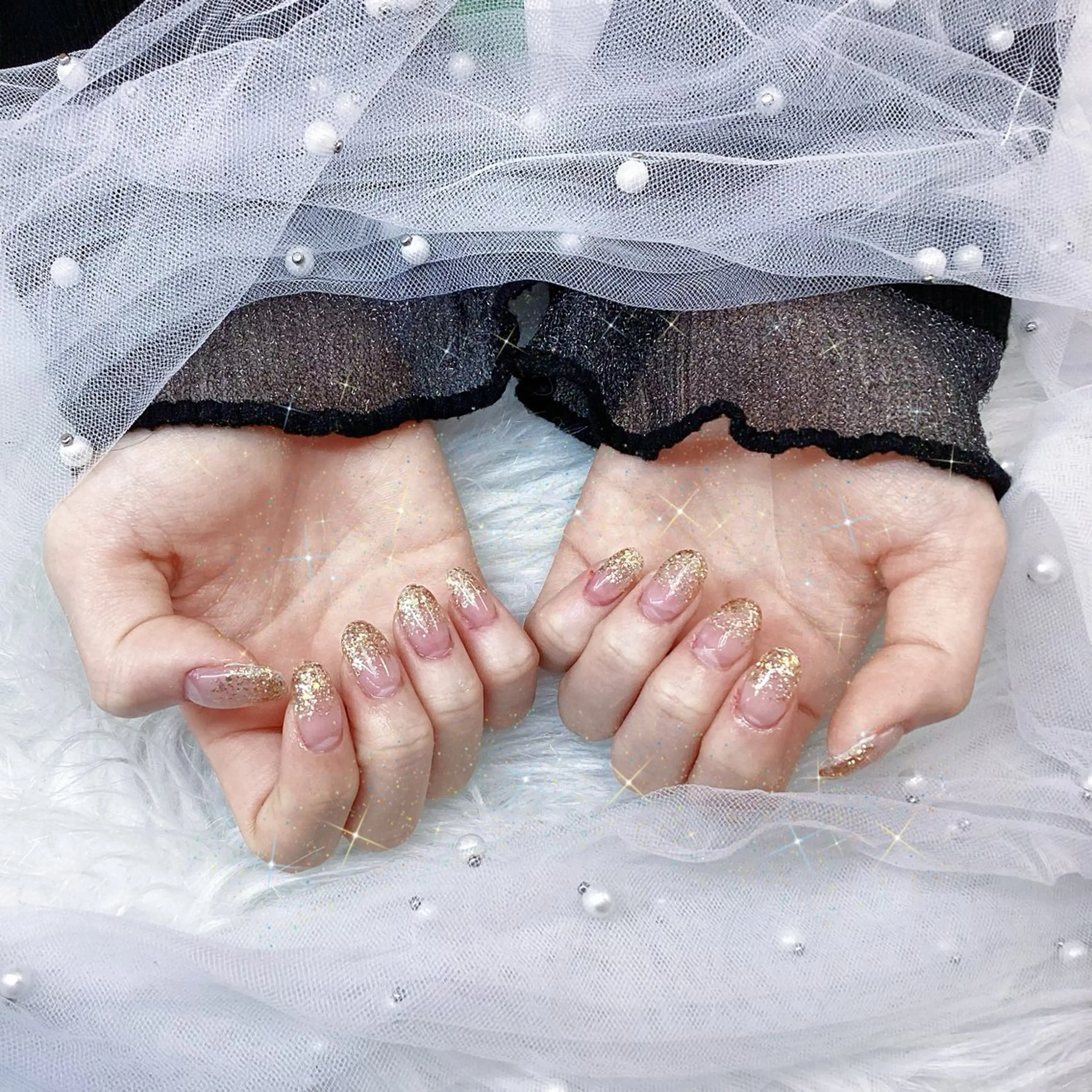 ネイル パーツ全部¥110 サロンミミのネイルデザイン