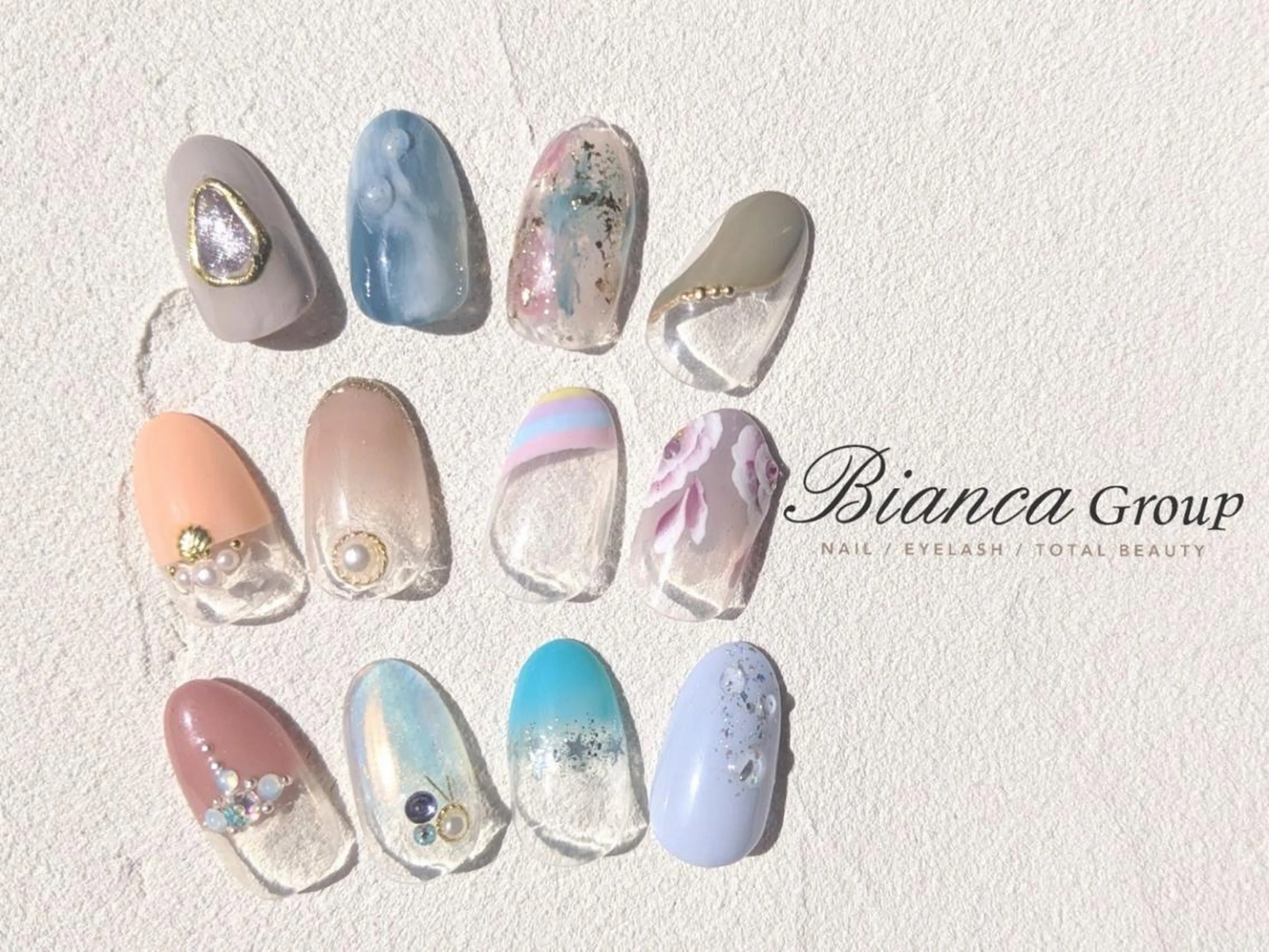 ネイル アートネイル シンプルネイル BIANCA Ouchidaのネイルデザイン