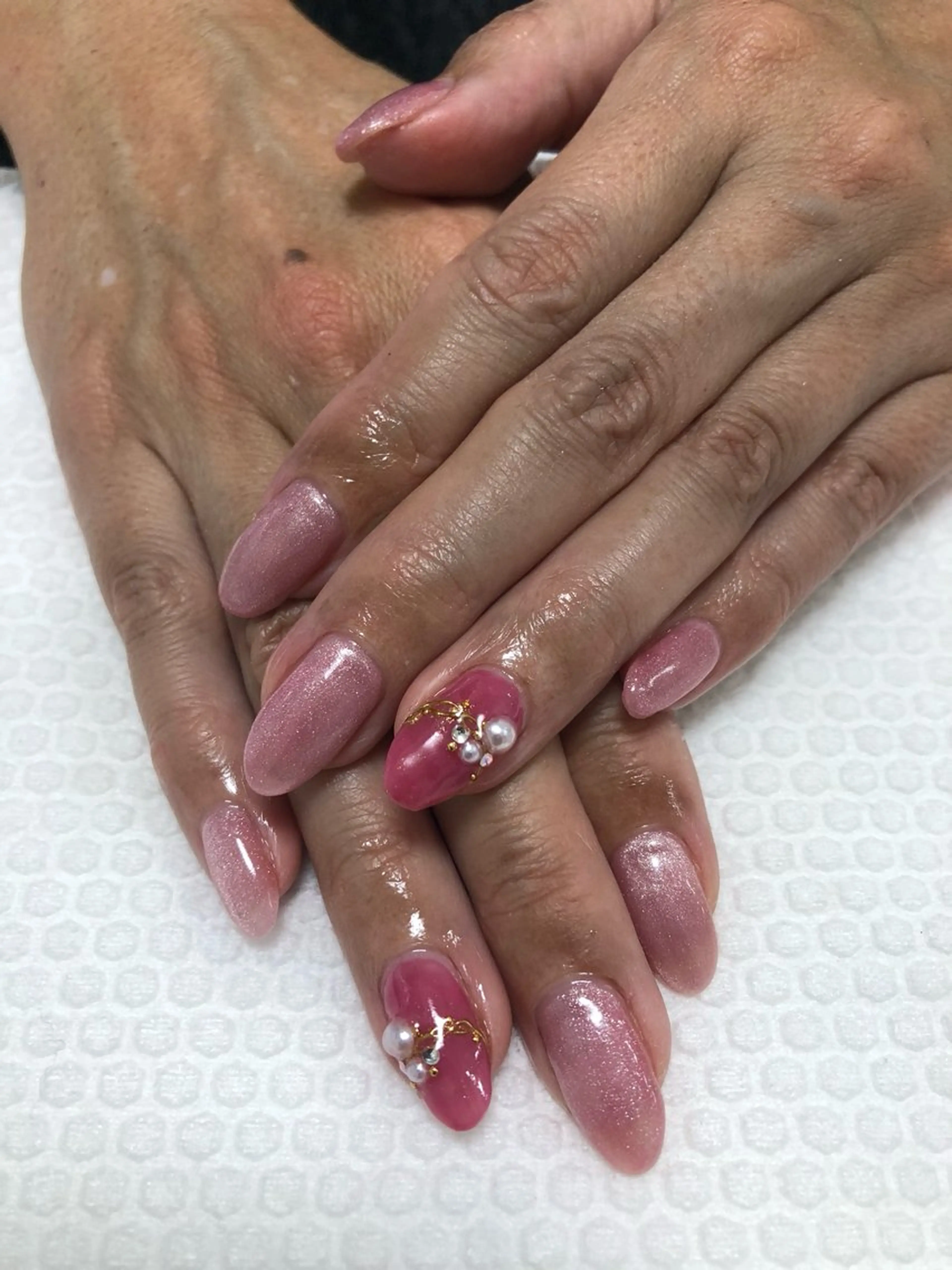 ネイル アートネイル ストーンネイル ハンドネイル Tsujita Yasukoのネイルデザイン