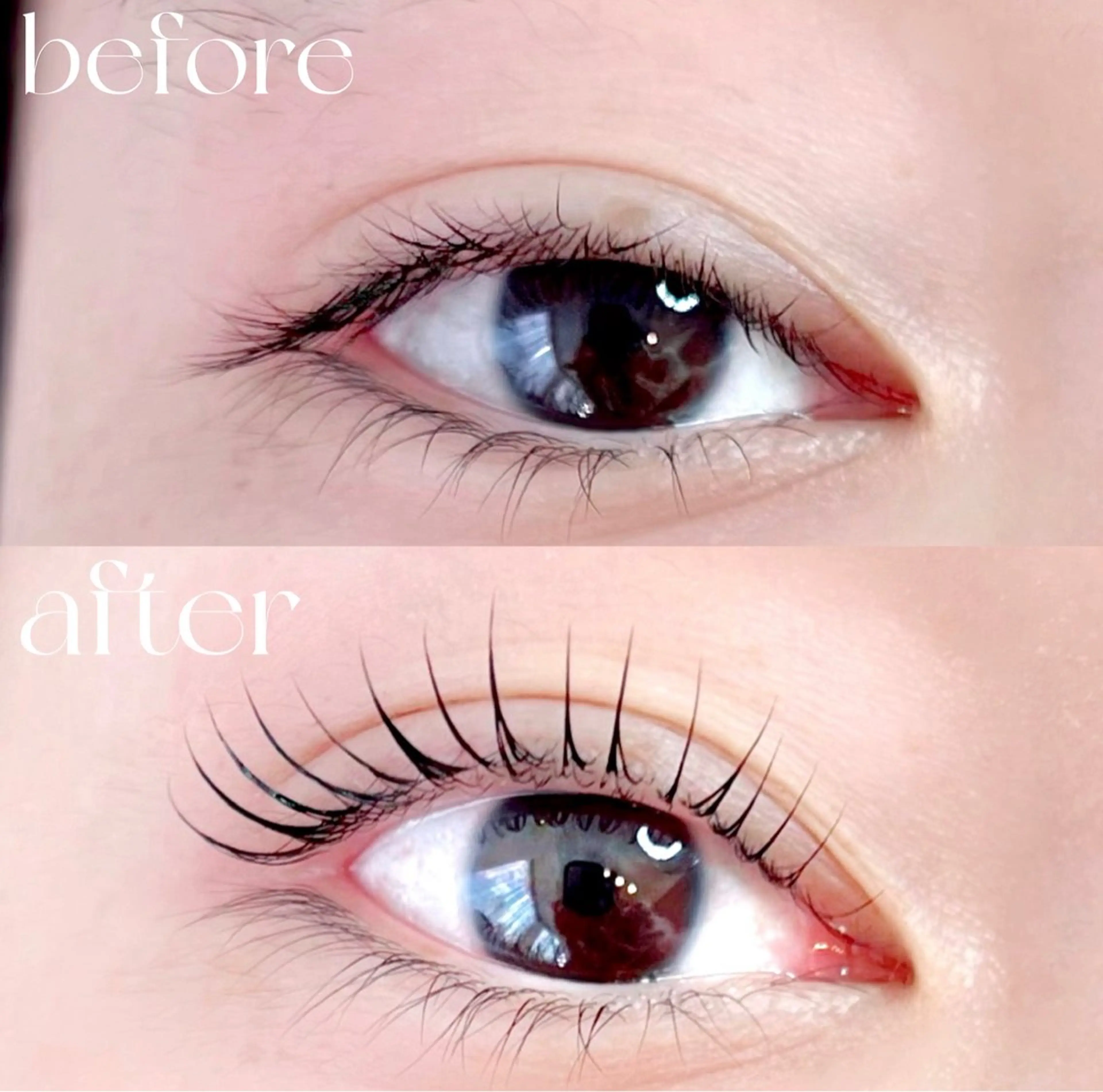 まつげパーマ🩵ラッシュリフト【似合わせオーダーメイドデザイン】高濃度トリートメント付きの写真