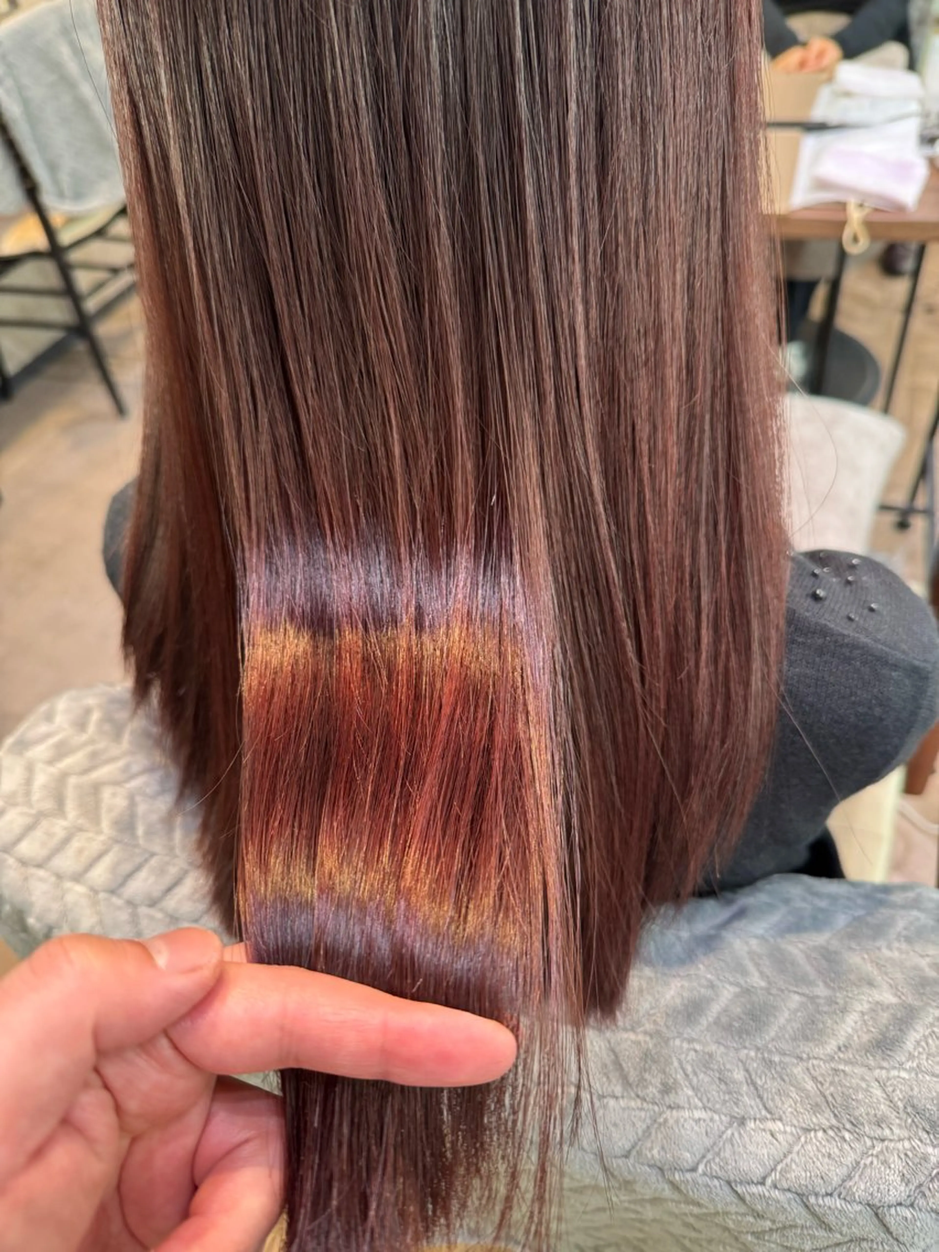 ロング カラー 新宿 / Aujua ｿﾑﾘｴ🫧森田涼介のヘアスタイル