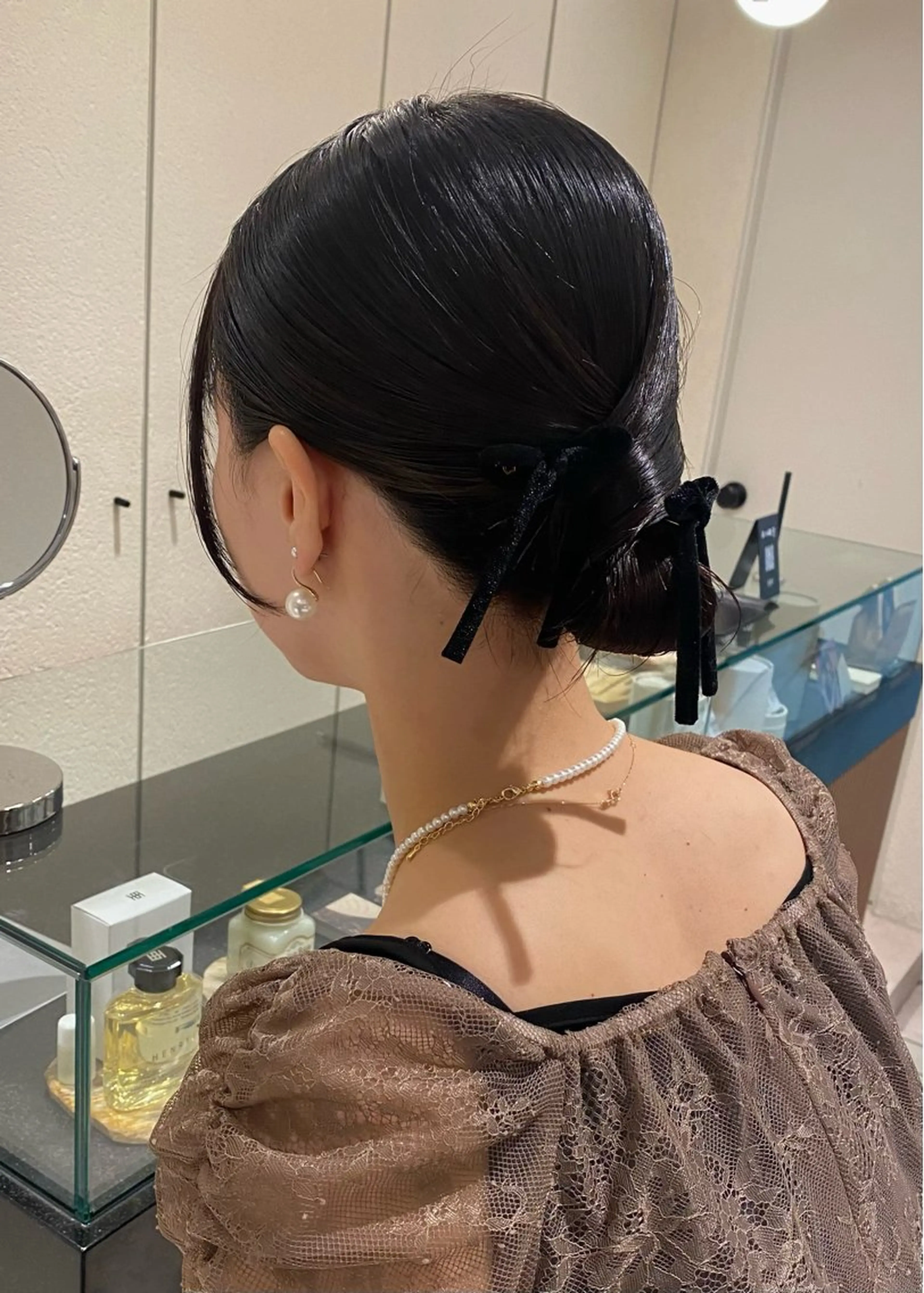 セミロング ヘアセット 《無料カットモデル / perm》ナミのヘアスタイル