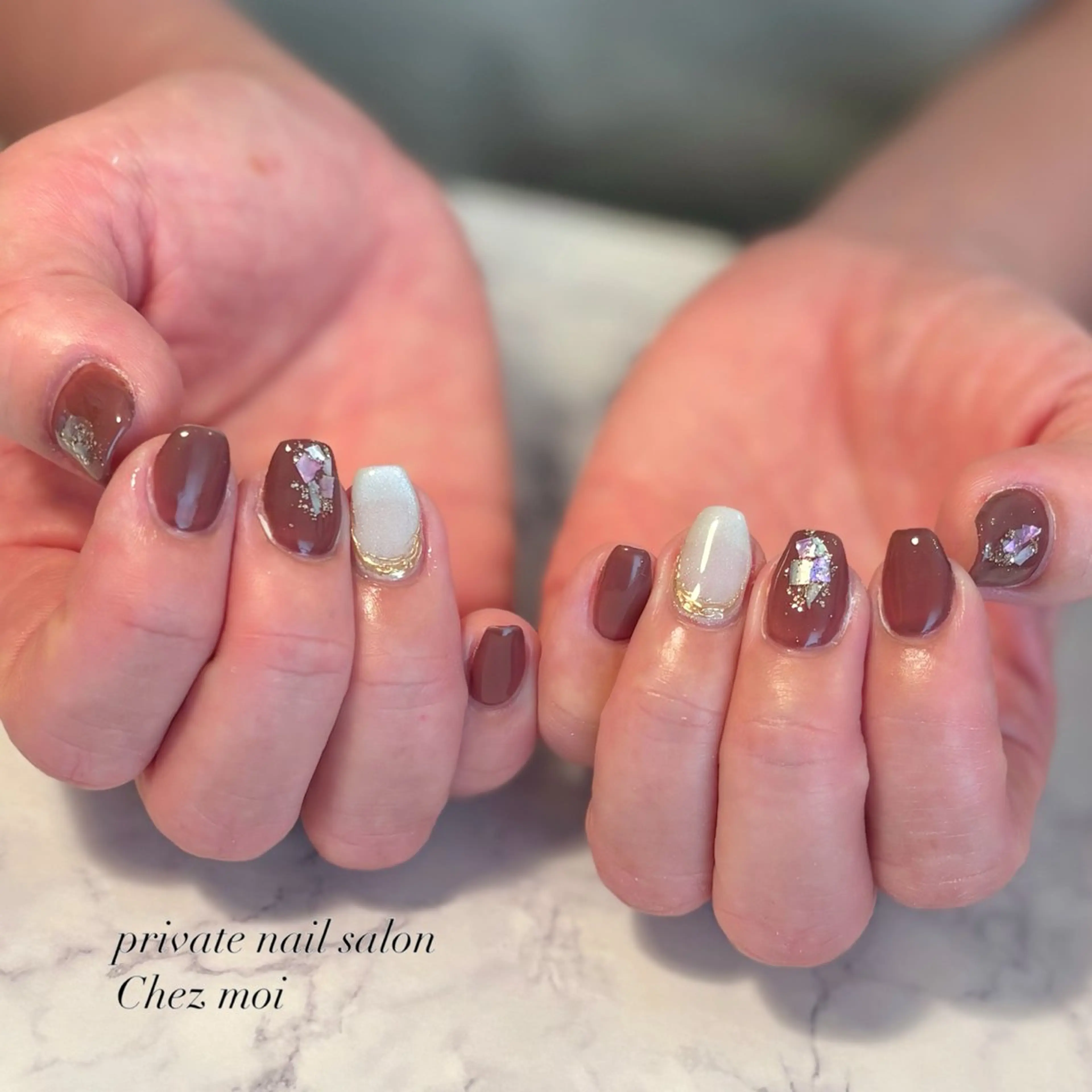 ネイル ボルドー KOMINE TOMOKOのネイルデザイン