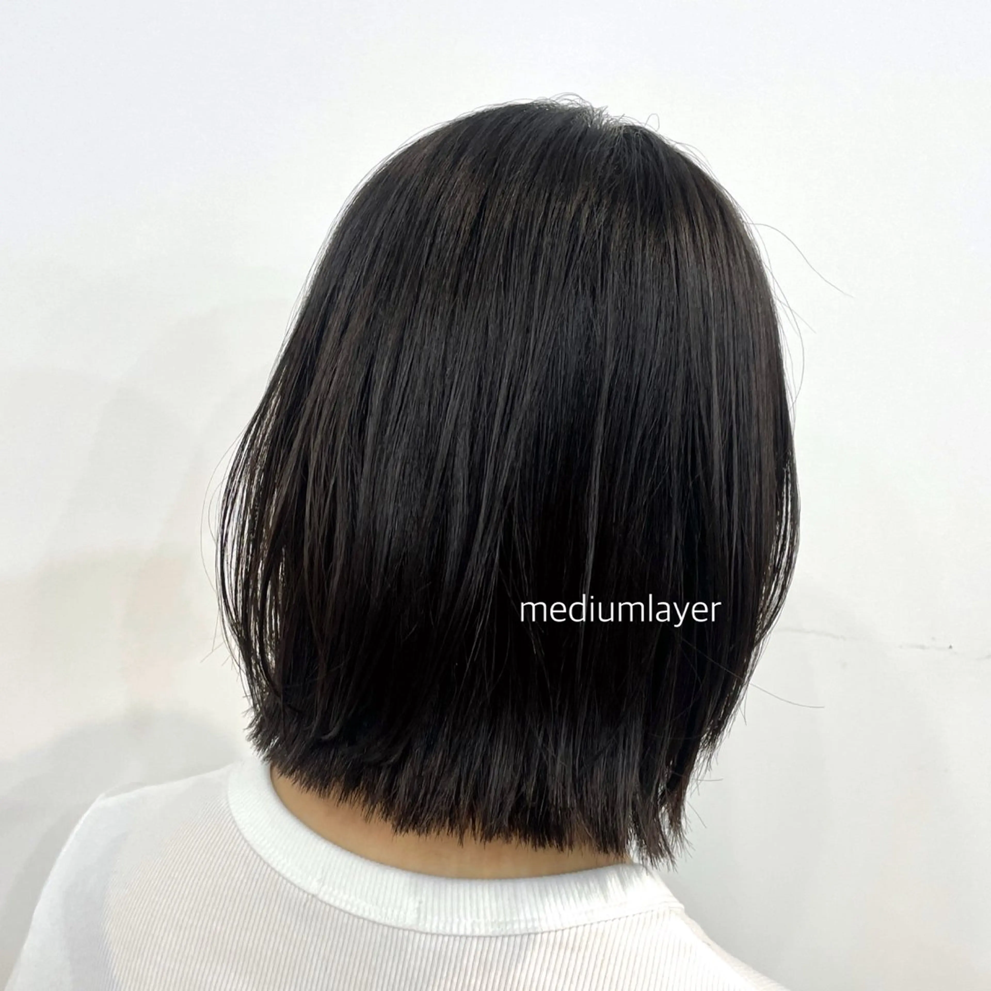 ミディアム 北山／ボブ／レイヤー /maru☺︎のヘアスタイル