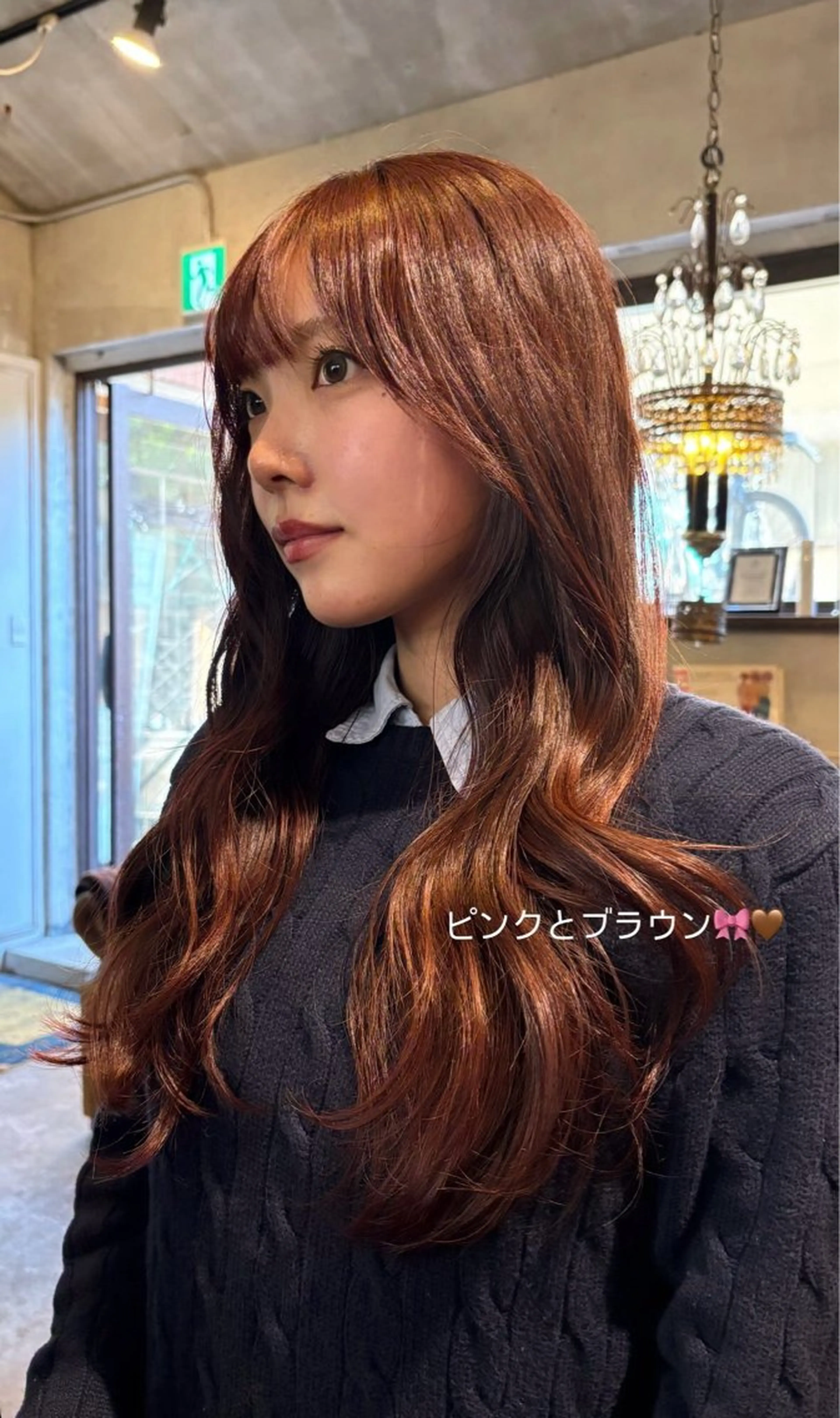 ロング カラー ブラウンカラー ピンクカラー ピンクブラウン 💕ハイトーン/ダメ ージ特化/MAO💕のヘアスタイル