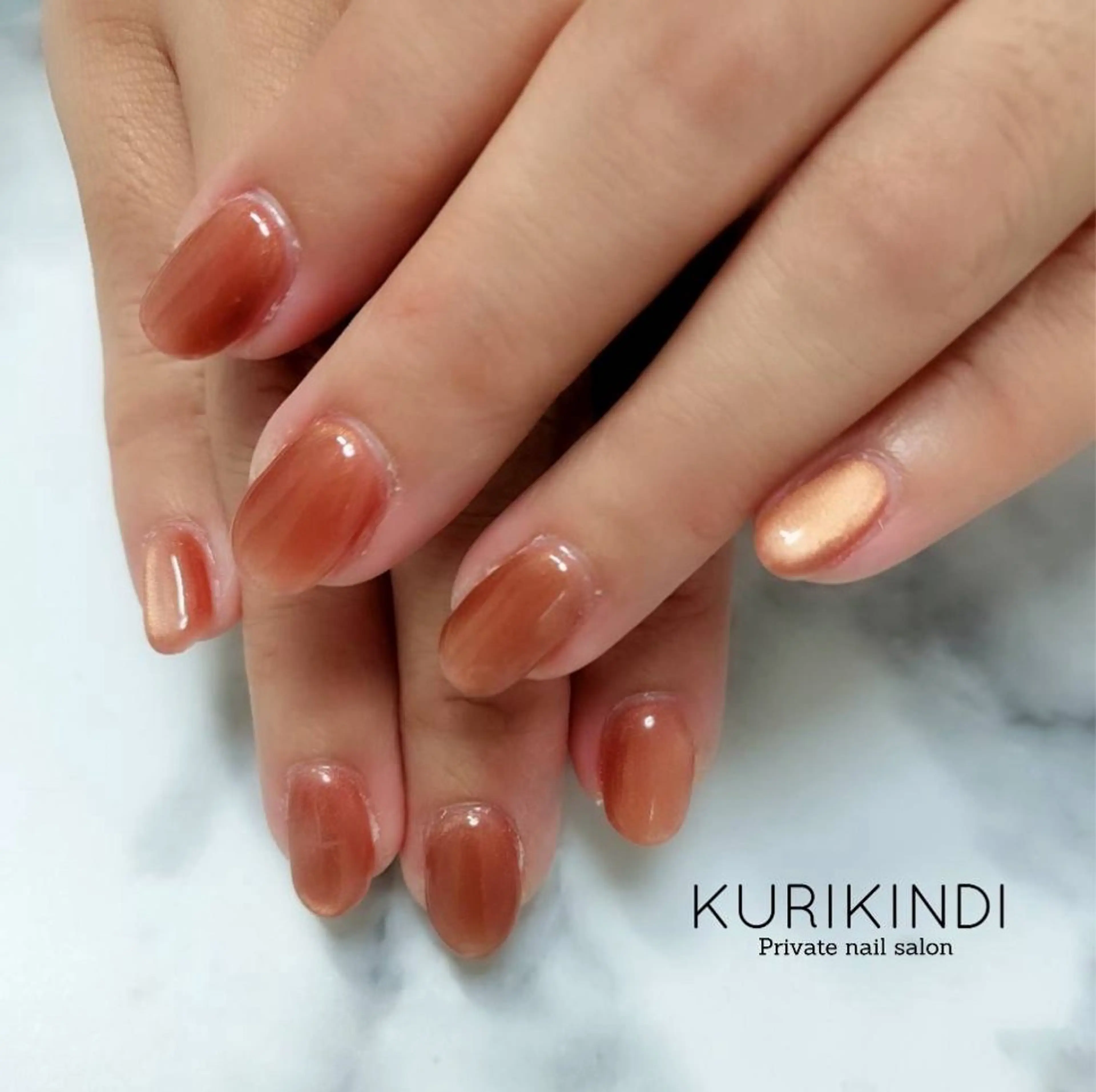 ネイル マグネットネイル ハンドネイル ネイルサロン KURIKINDIのネイルデザイン