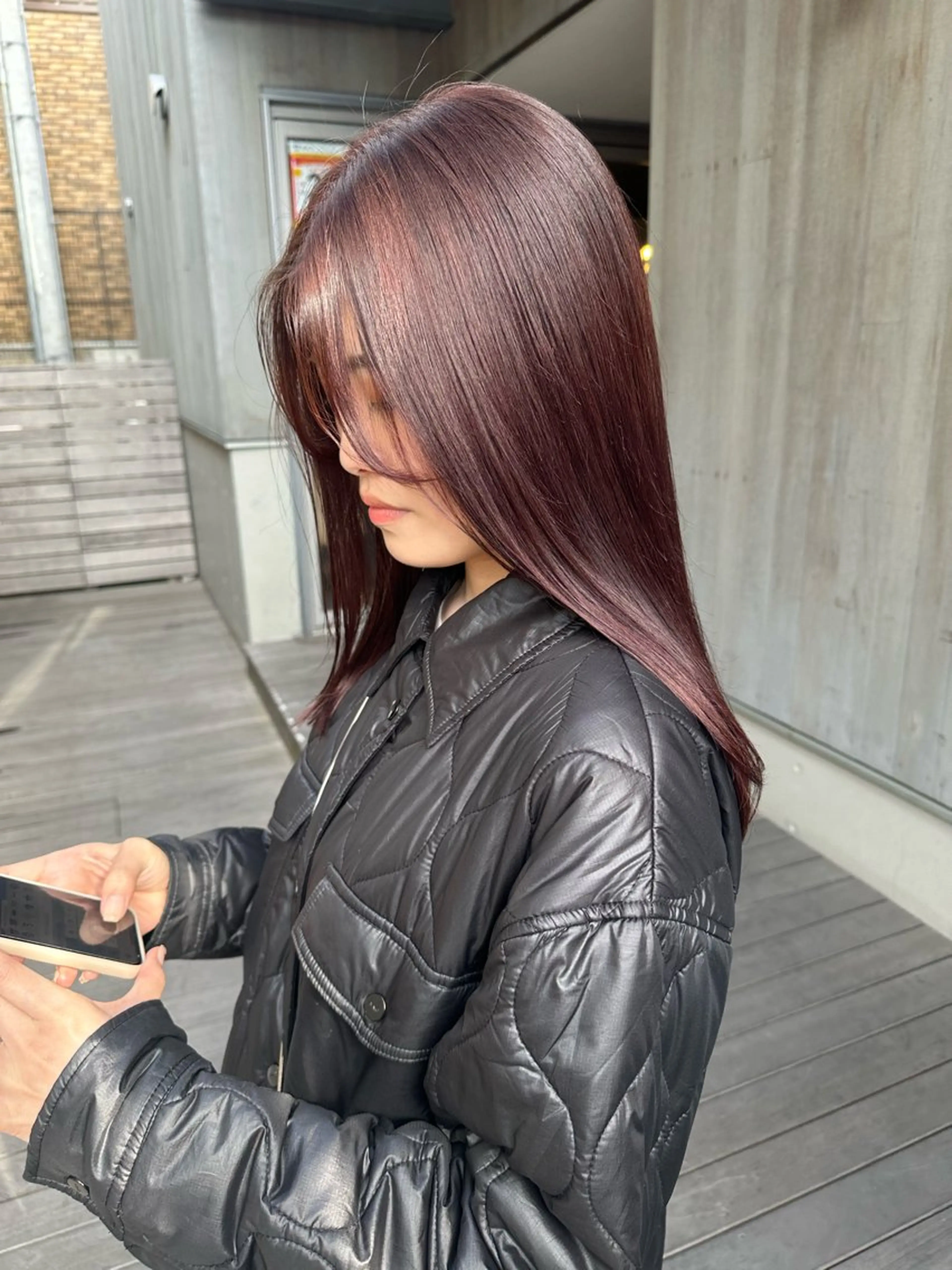 ロング カラー 似合わせレイヤー 海外風レイヤーmioのヘアスタイル