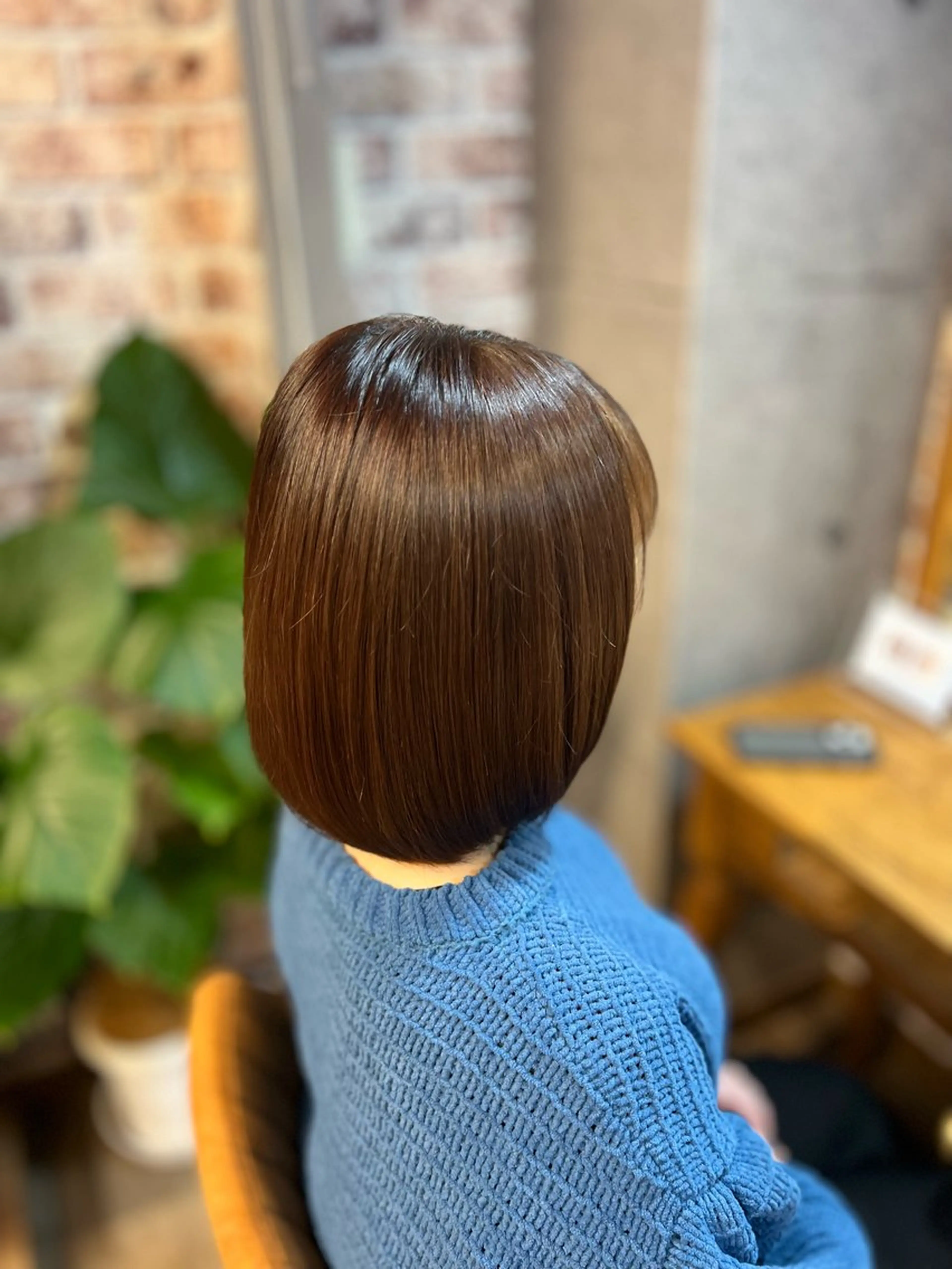 ミディアム カラー パーマ 髪質改善 トリートメント 髪質改善HALO トリートメント専門店のヘアスタイル