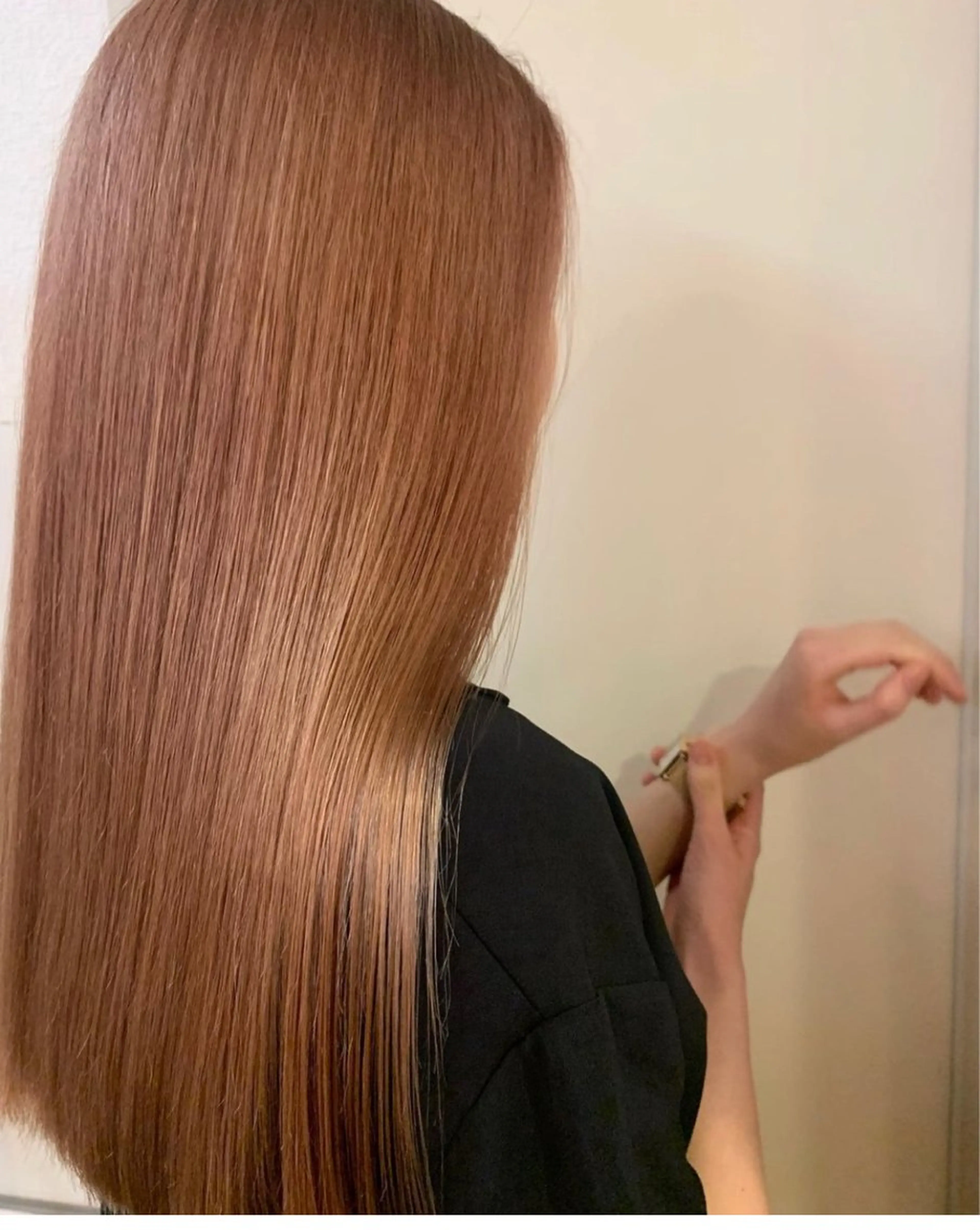 ロング カラー ハイトーンカラー hair design apica所属・apica/ 菊地さら紗のヘアスタイル