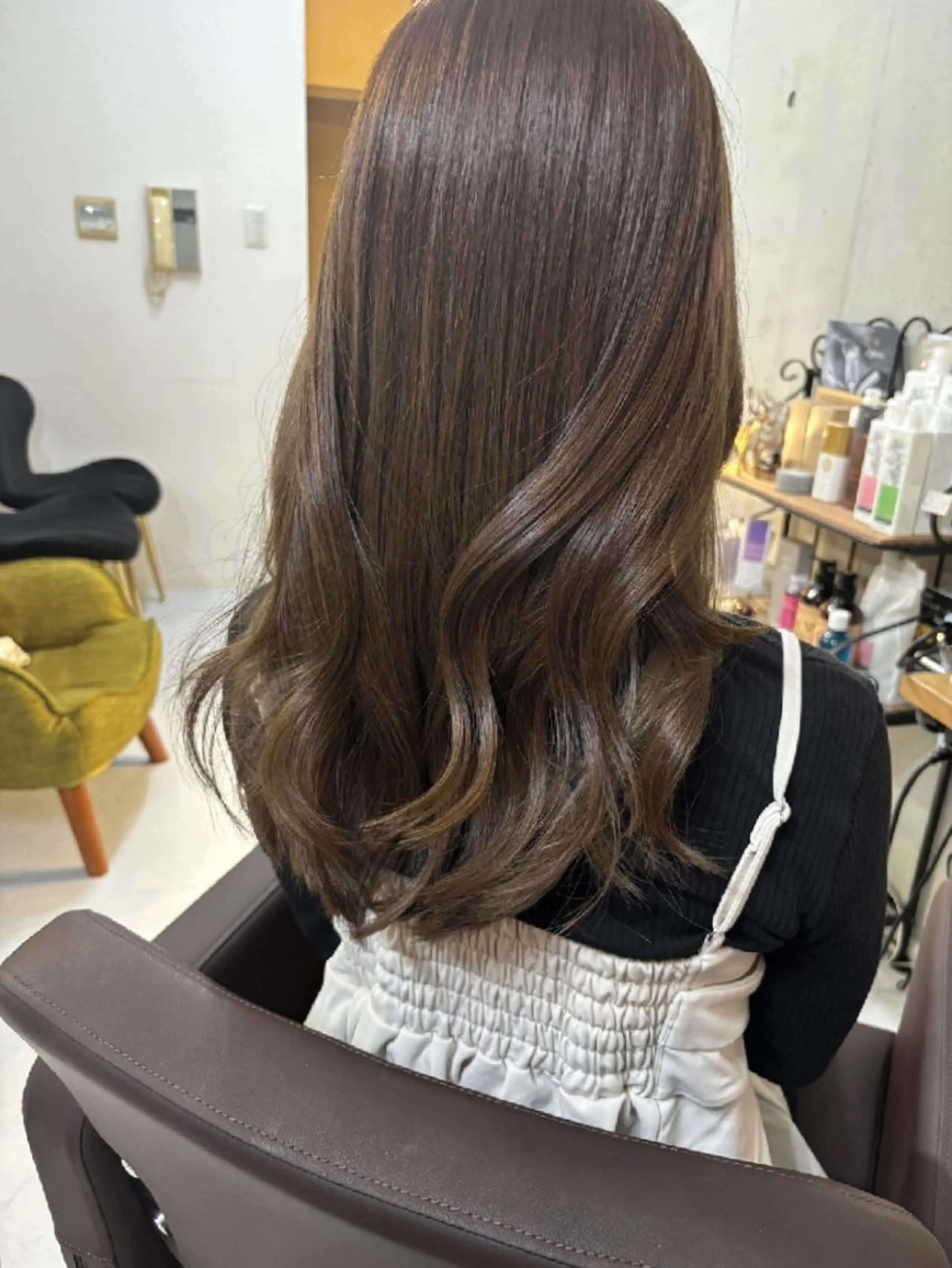 ロング カラー カット ヘアカラー トリートメント ma cherie 　naoのヘアスタイル