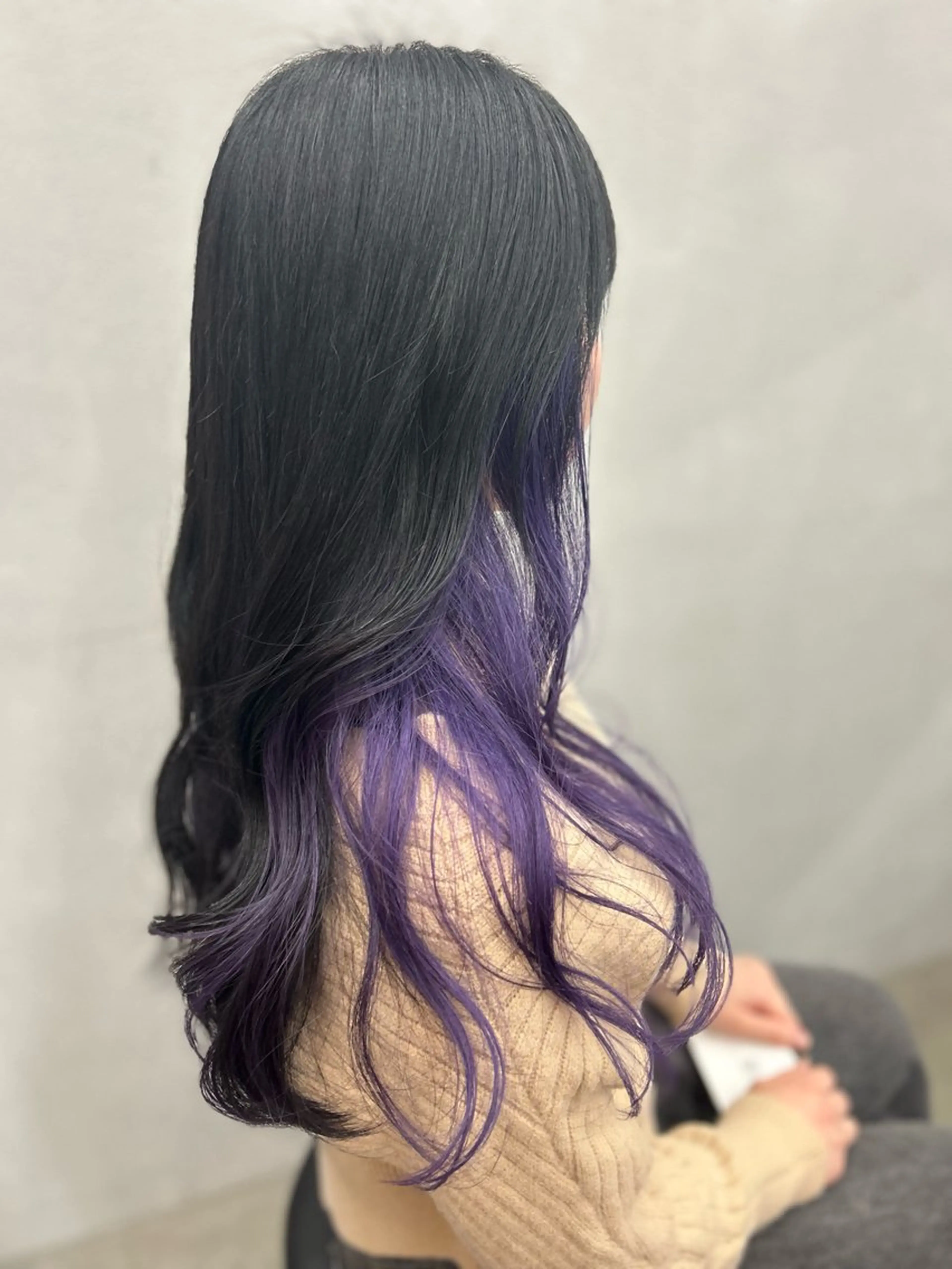 ロング カラー インナーカラー N/デザインカラー 🌿ナギのヘアスタイル