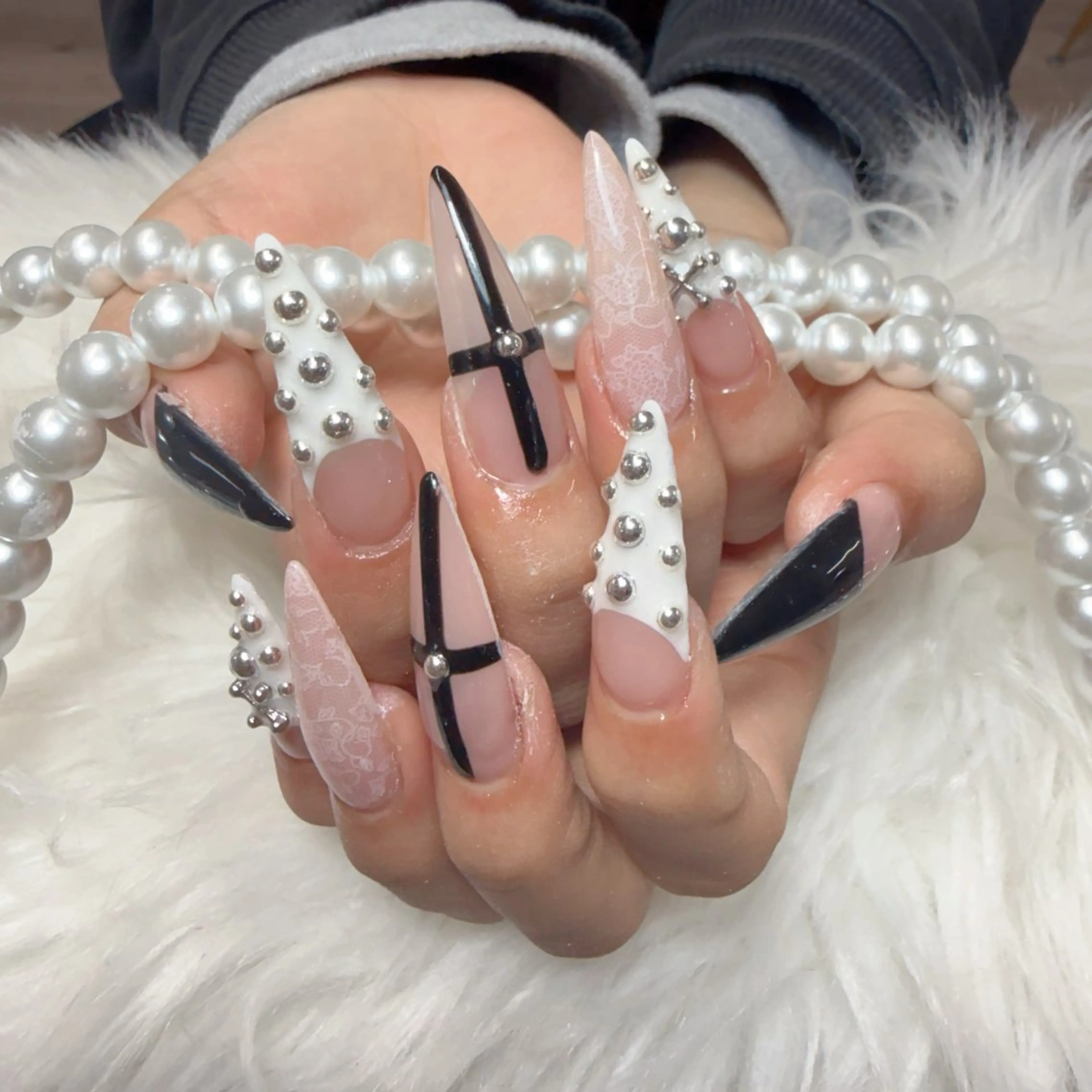 ネイル ハンドネイル 🎀nana🫧 ワンホンネイル🎀のネイルデザイン