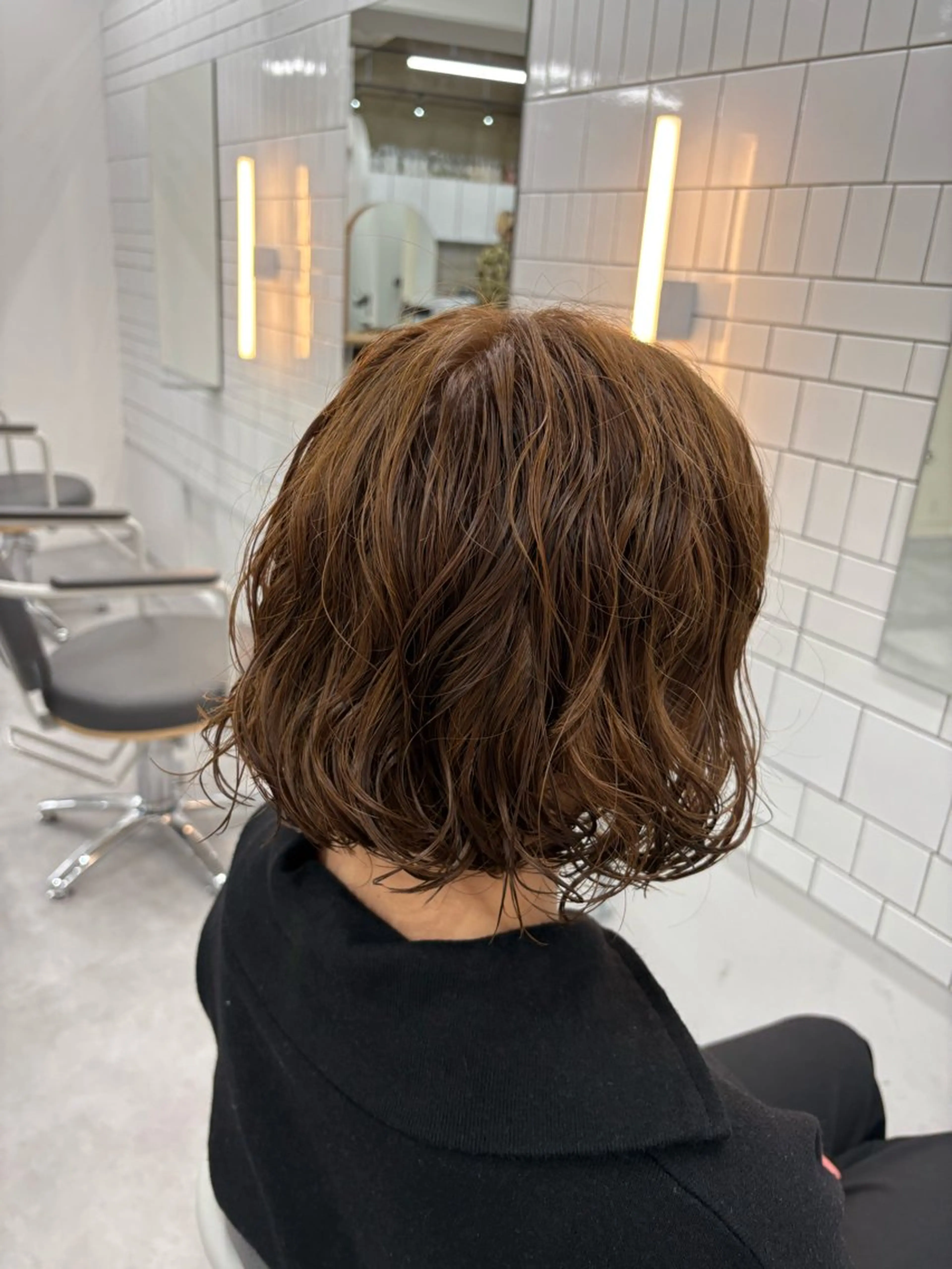 ショート パーマ 中田 信太郎のヘアスタイル