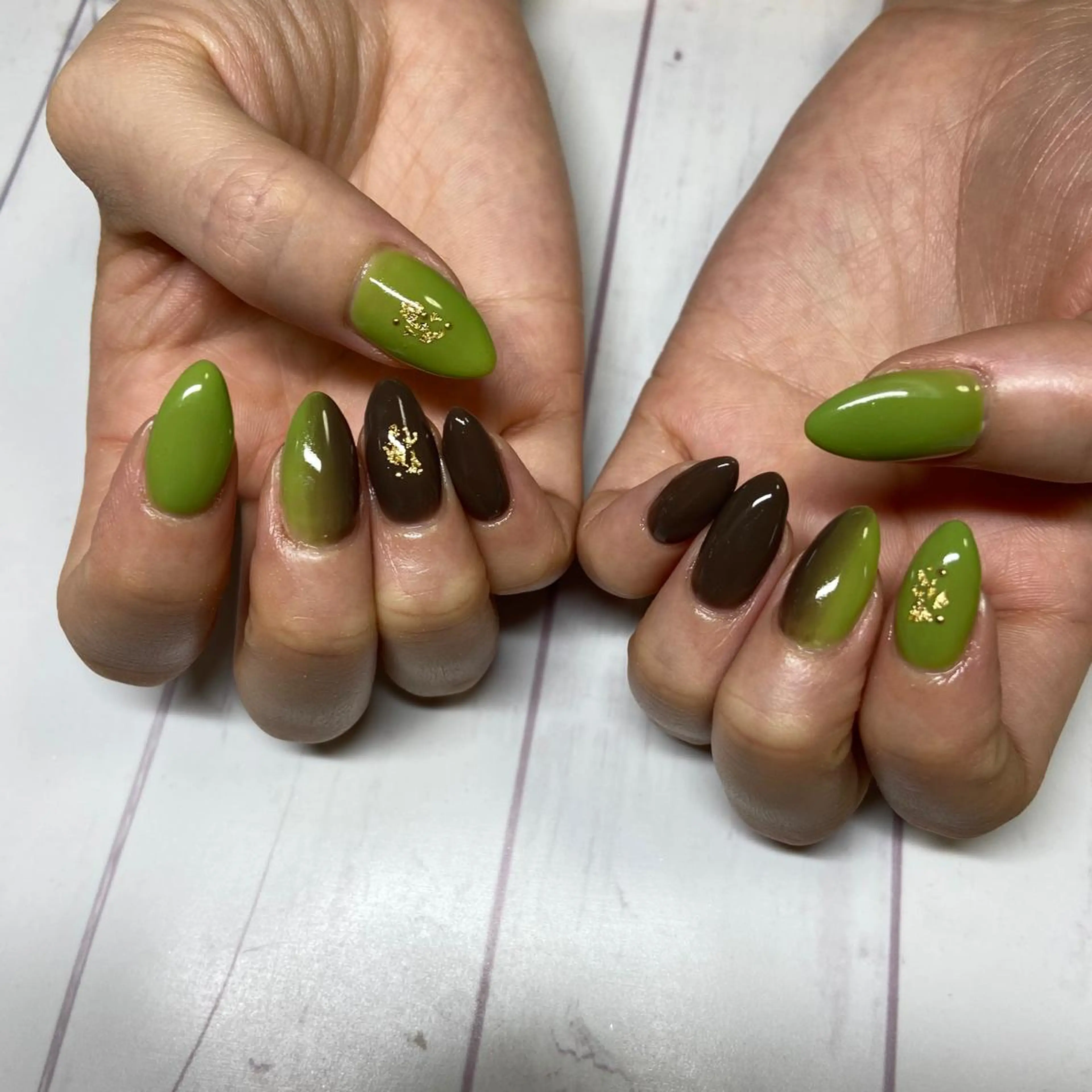 ロング カラー ネイル nail salon LNのネイルデザイン