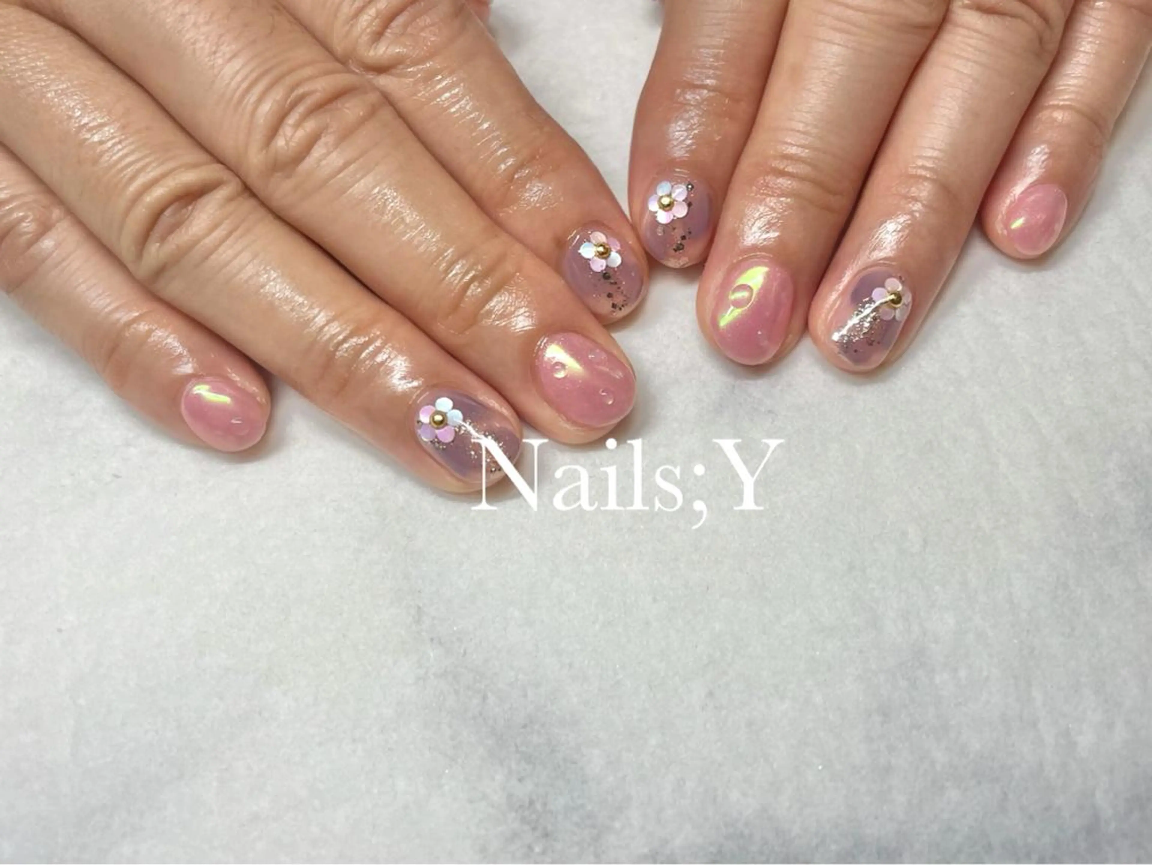 ネイル ジェルネイル パラジェル ハンドネイル yo koのネイルデザイン