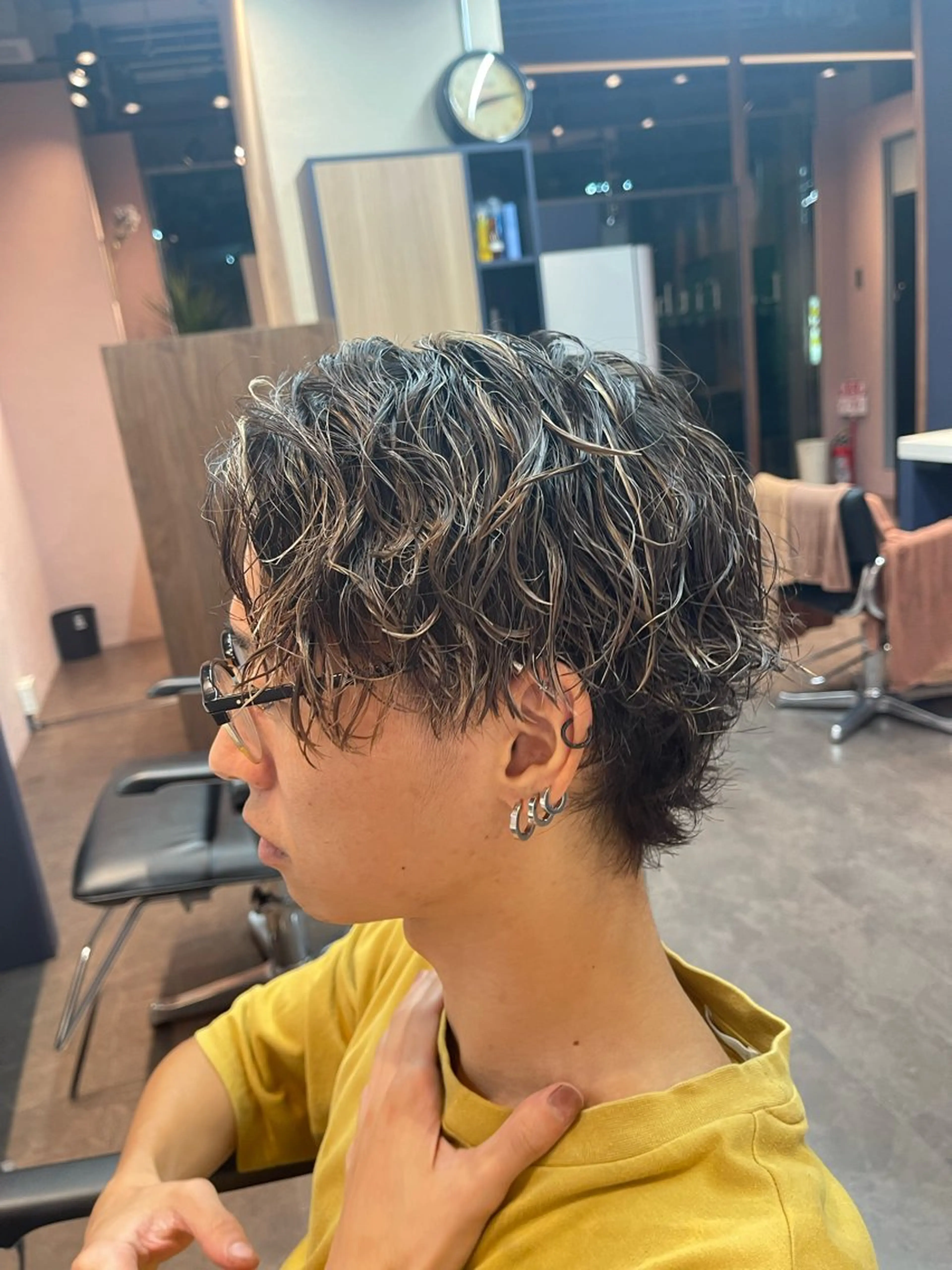 パーマ メンズ カット パーマ KamiBito ＋plus 香芝店所属・吉田 剛のヘアスタイル