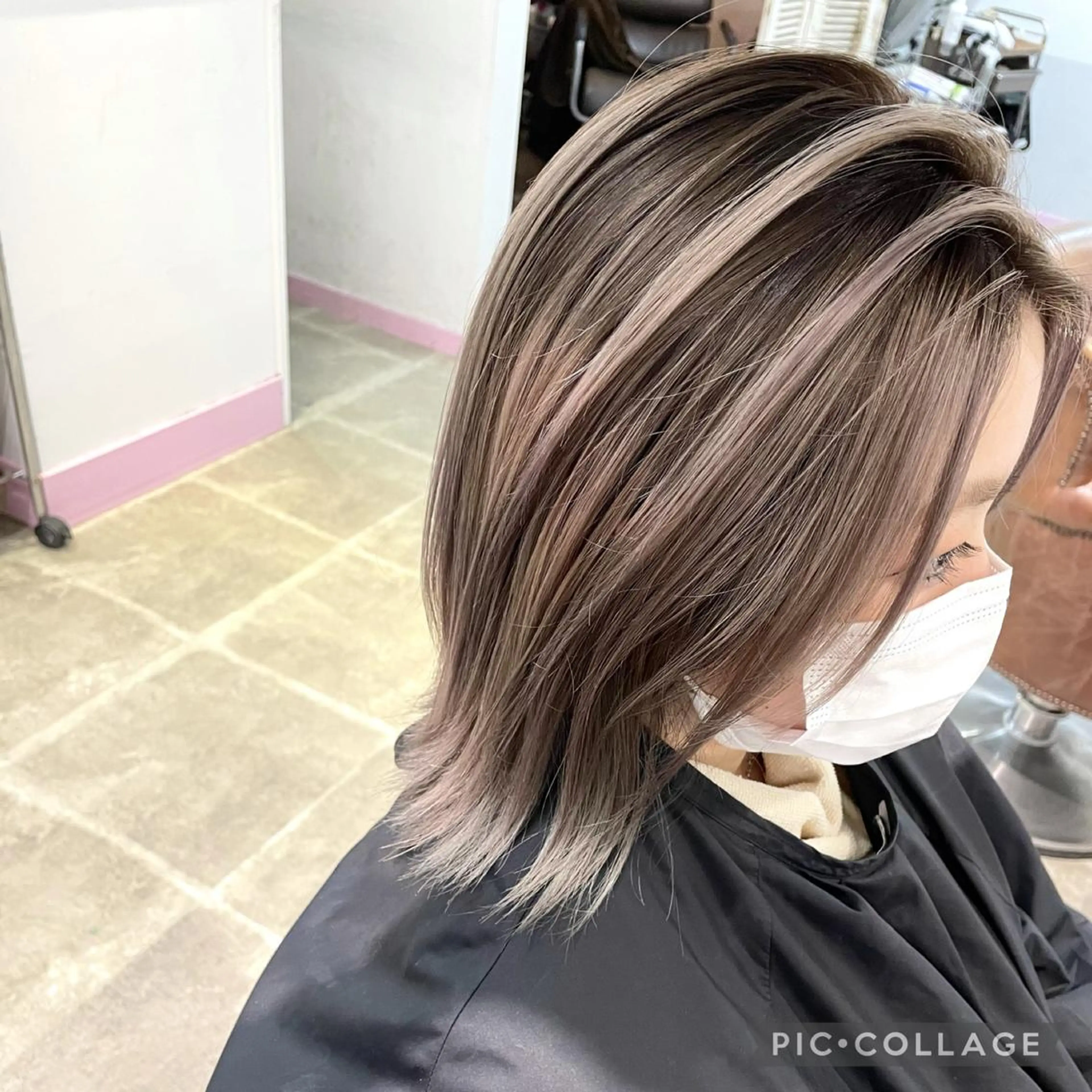 ショート レイヤーカット Lit所属・Lit.豊橋 夏目のヘアスタイル