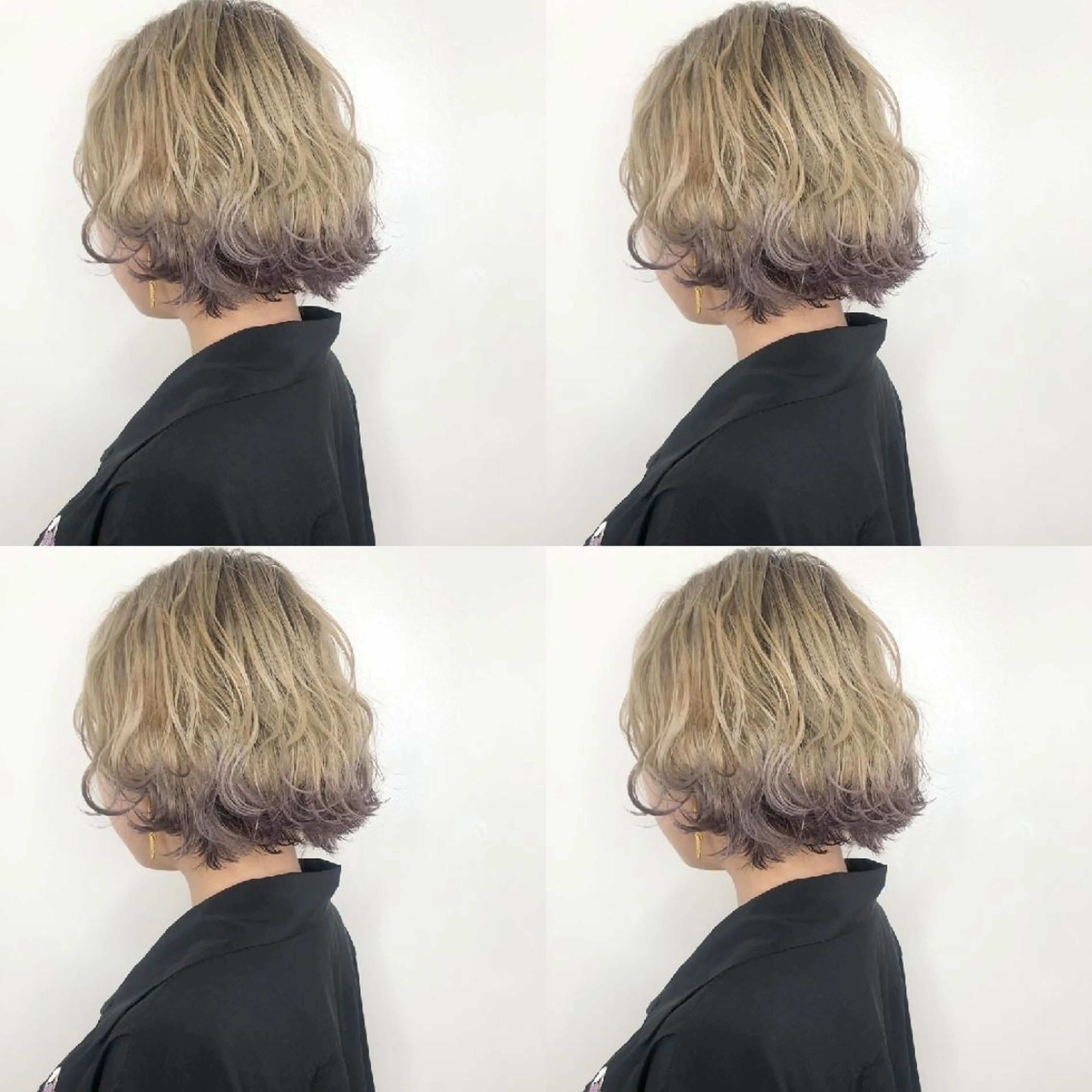 ミディアム カラー ヘアアレンジ カット ヘアカラー トリートメント 竹内啓太 ボブのヘアスタイル