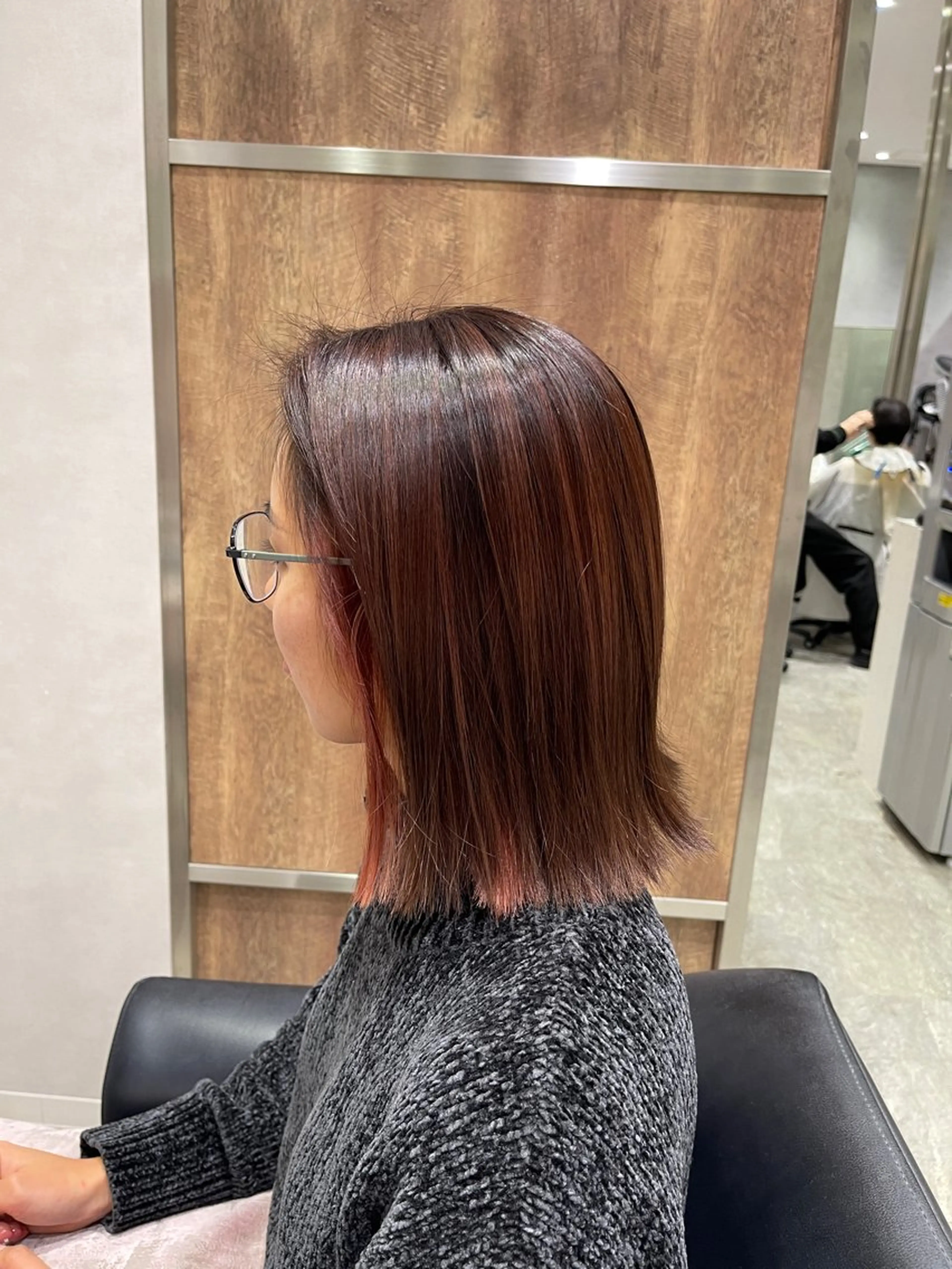 ミディアム カット ヘアカラー 髪質改善/レイヤー ✨平沼佑麻✨のヘアスタイル