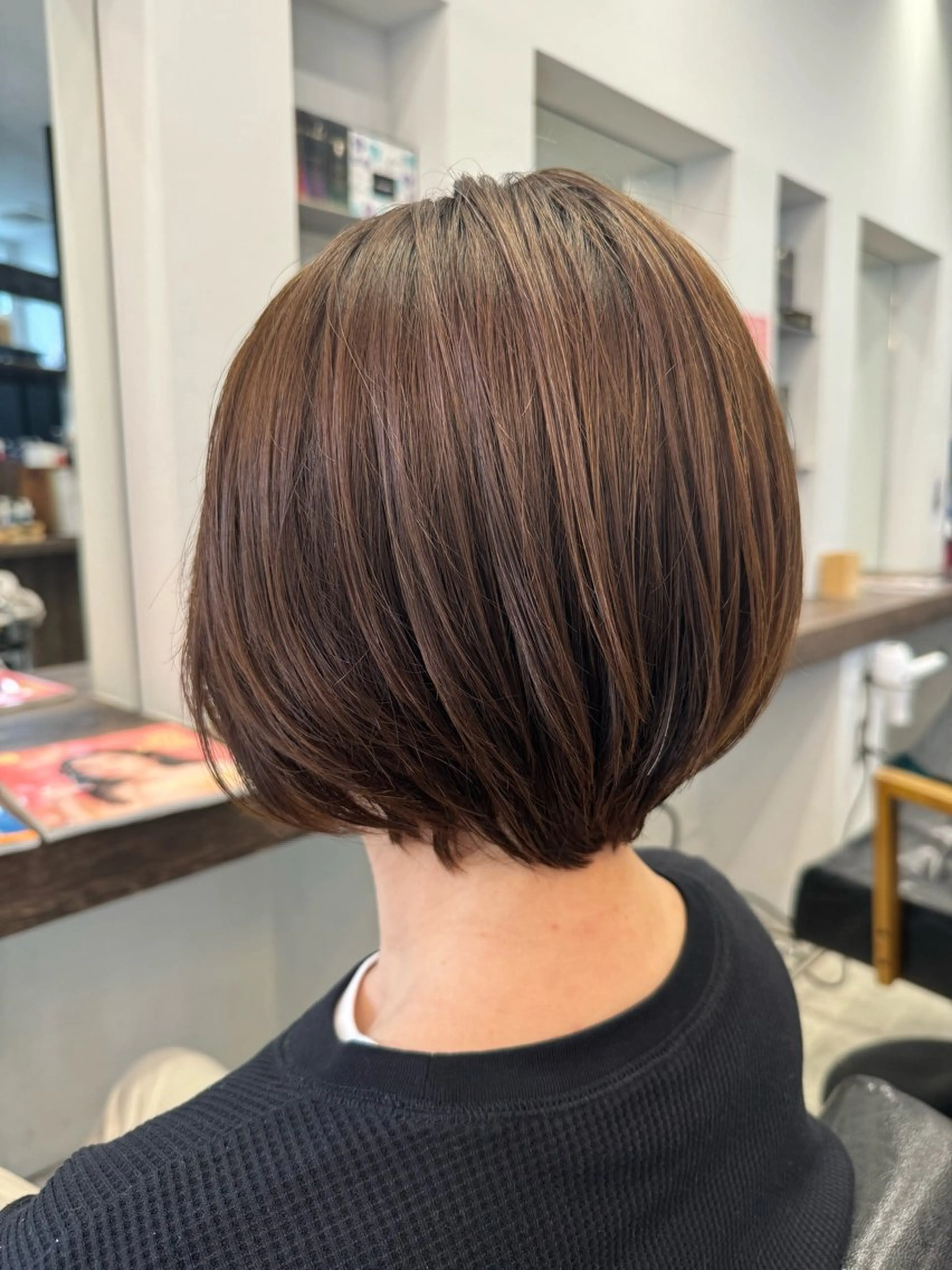 ショート ショートボブ ボブ ショートヘア カット ヘアカラー オオミネ タクミのヘアスタイル