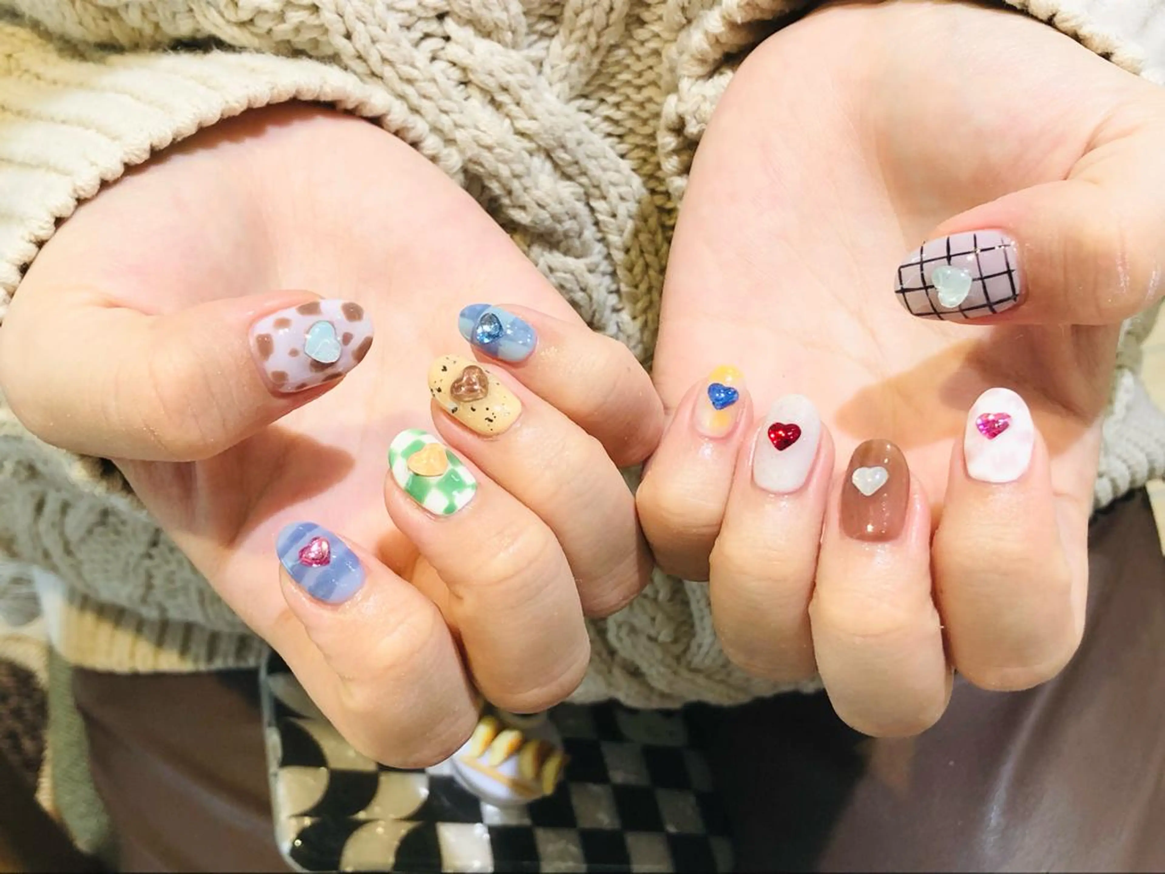 ネイル 舞田 苑香のネイルデザイン