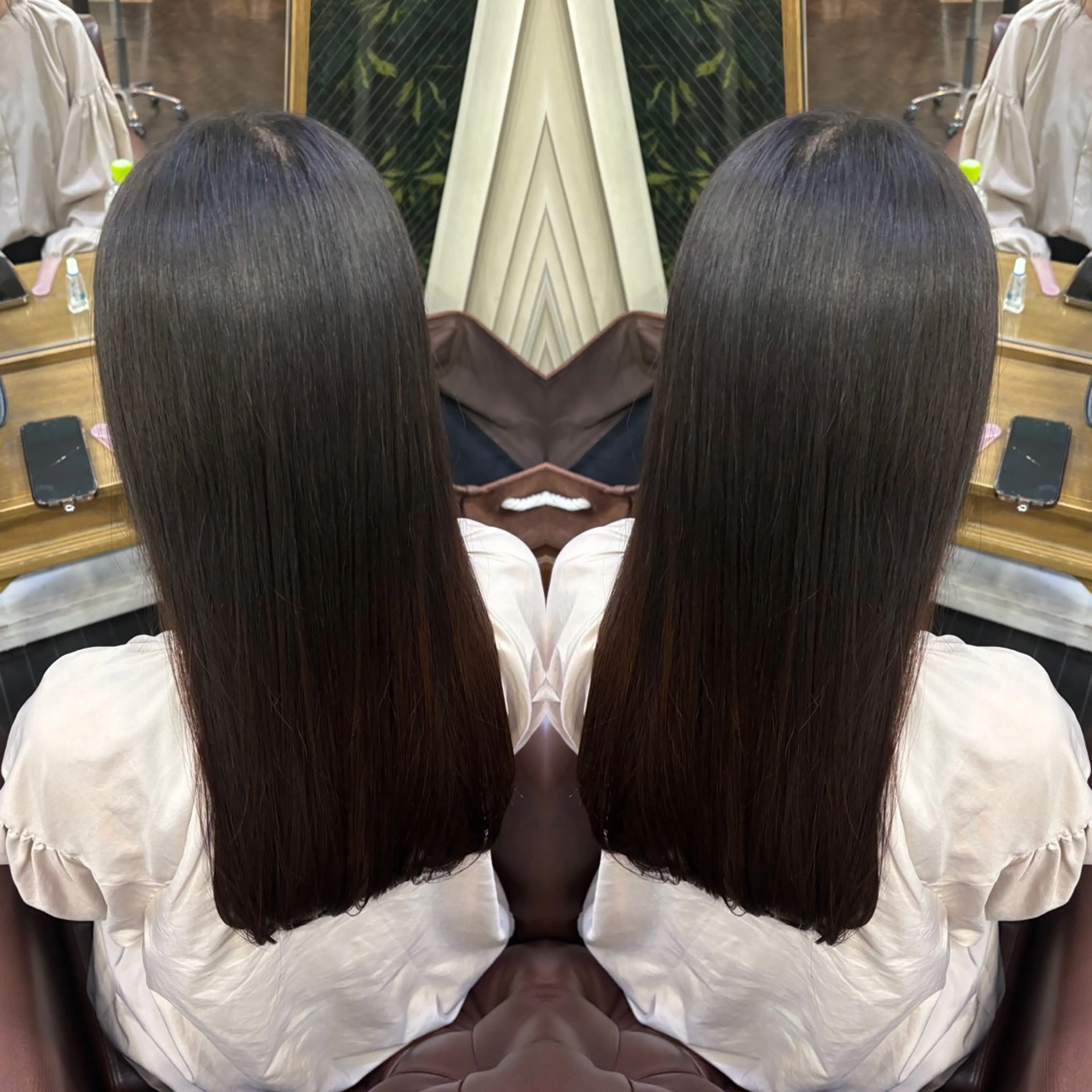 セミロング トリートメント ☻モエカ/ハイトーン アレンジ☻のヘアスタイル