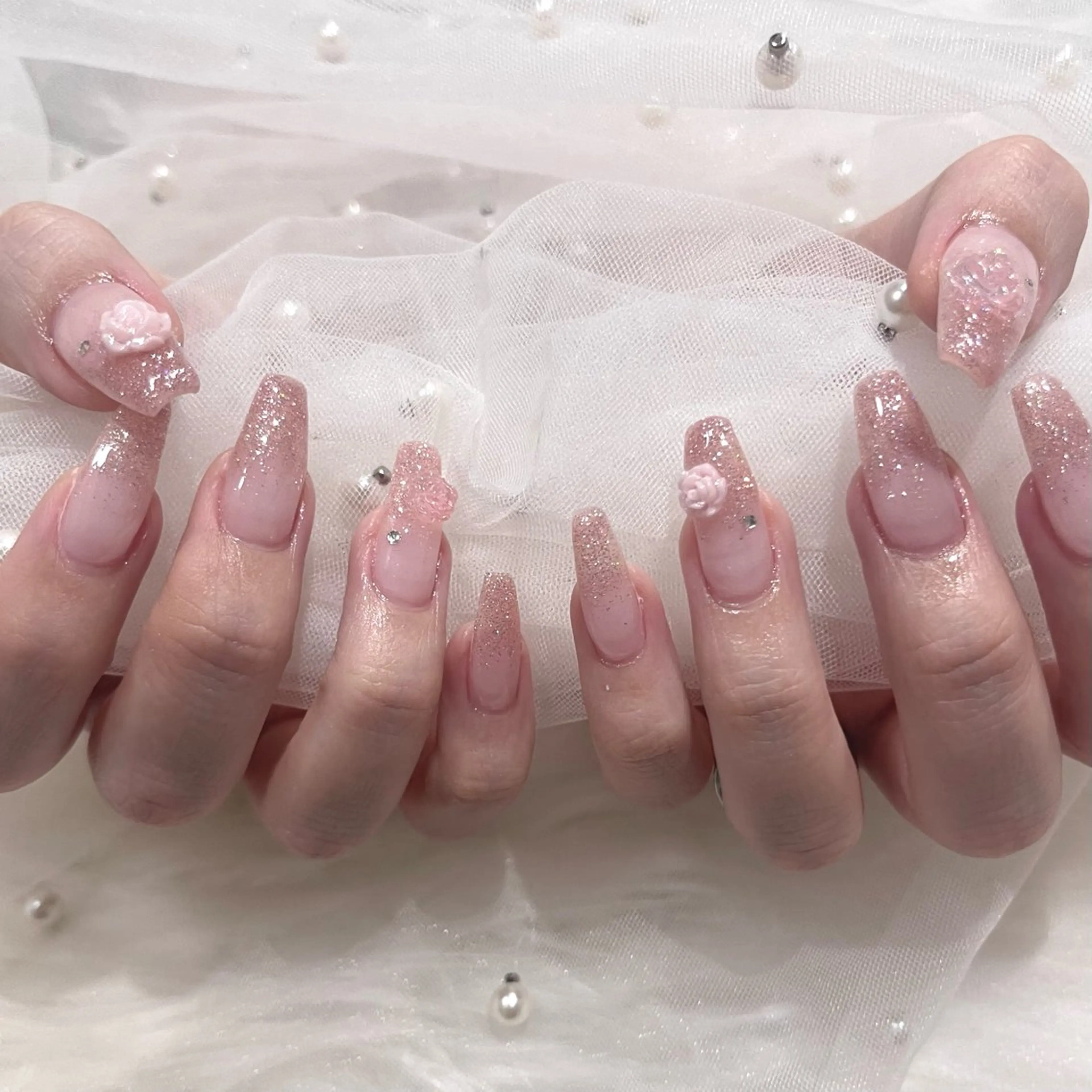 ネイル ハンドネイル 🧁fein. nana🩵のネイルデザイン