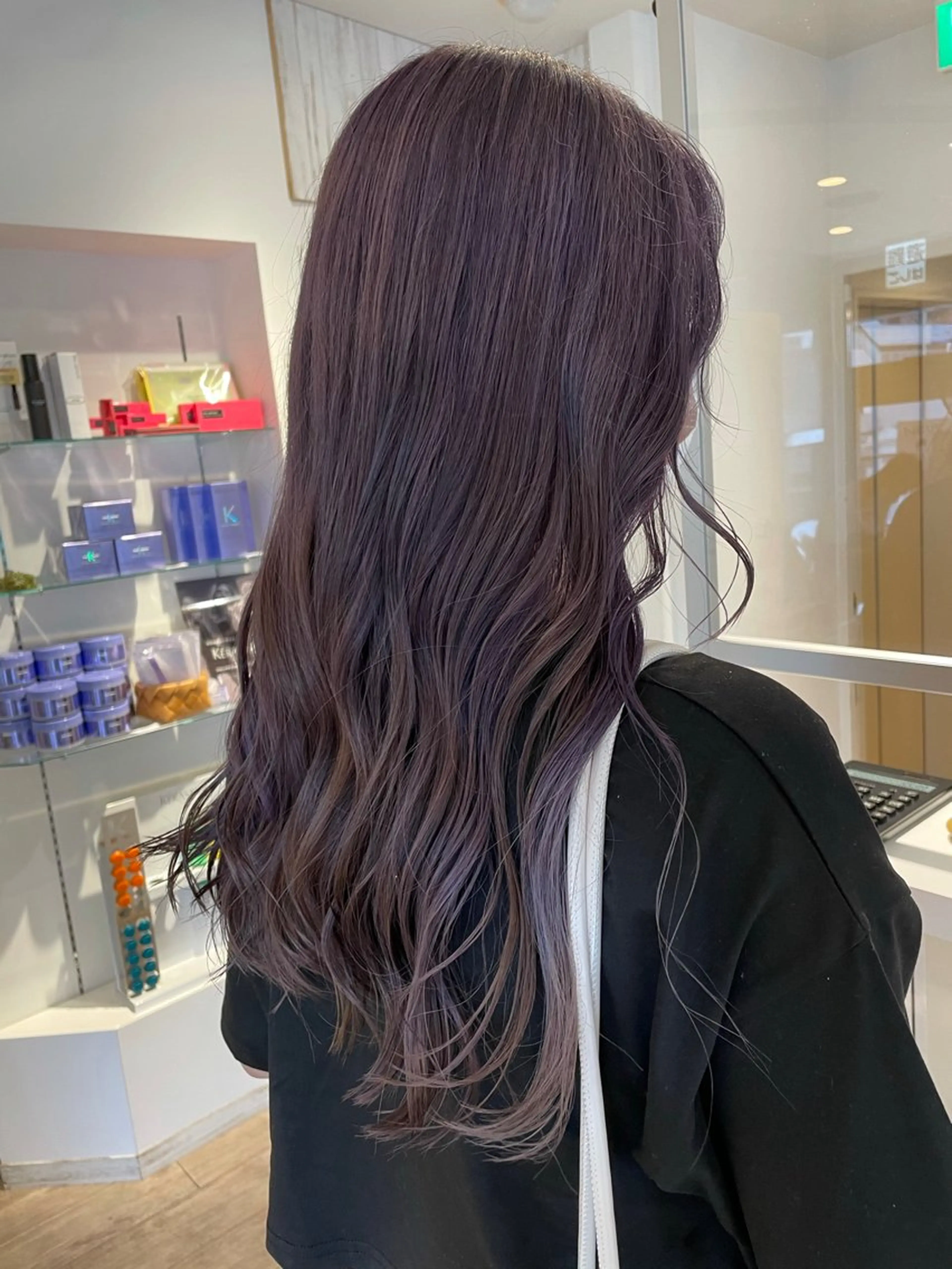 ロング カラー レイヤーカット/透明 感カラー/saraのヘアスタイル