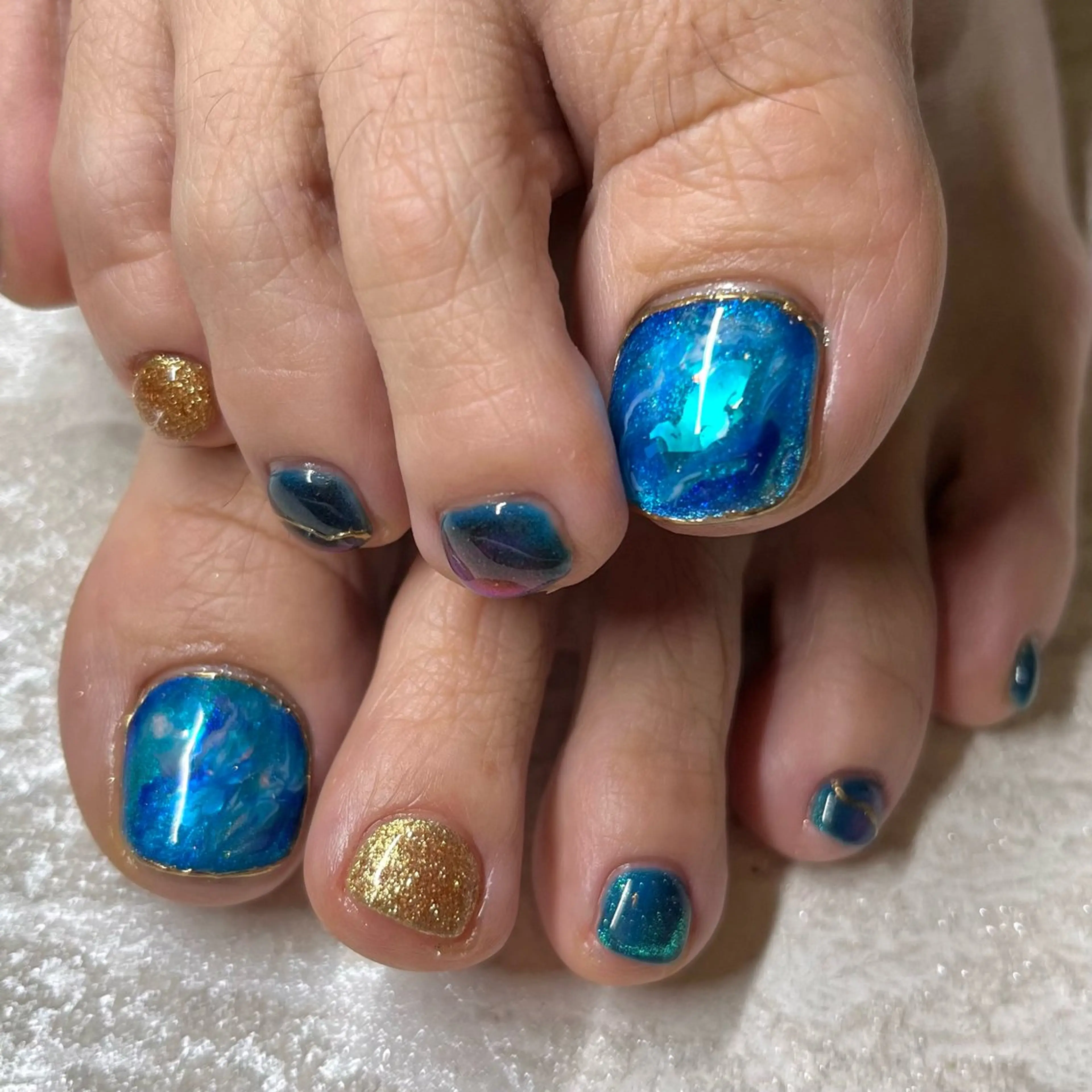 ネイル フットネイル ネイルスタジオ コスタ•デルマールのネイルデザイン