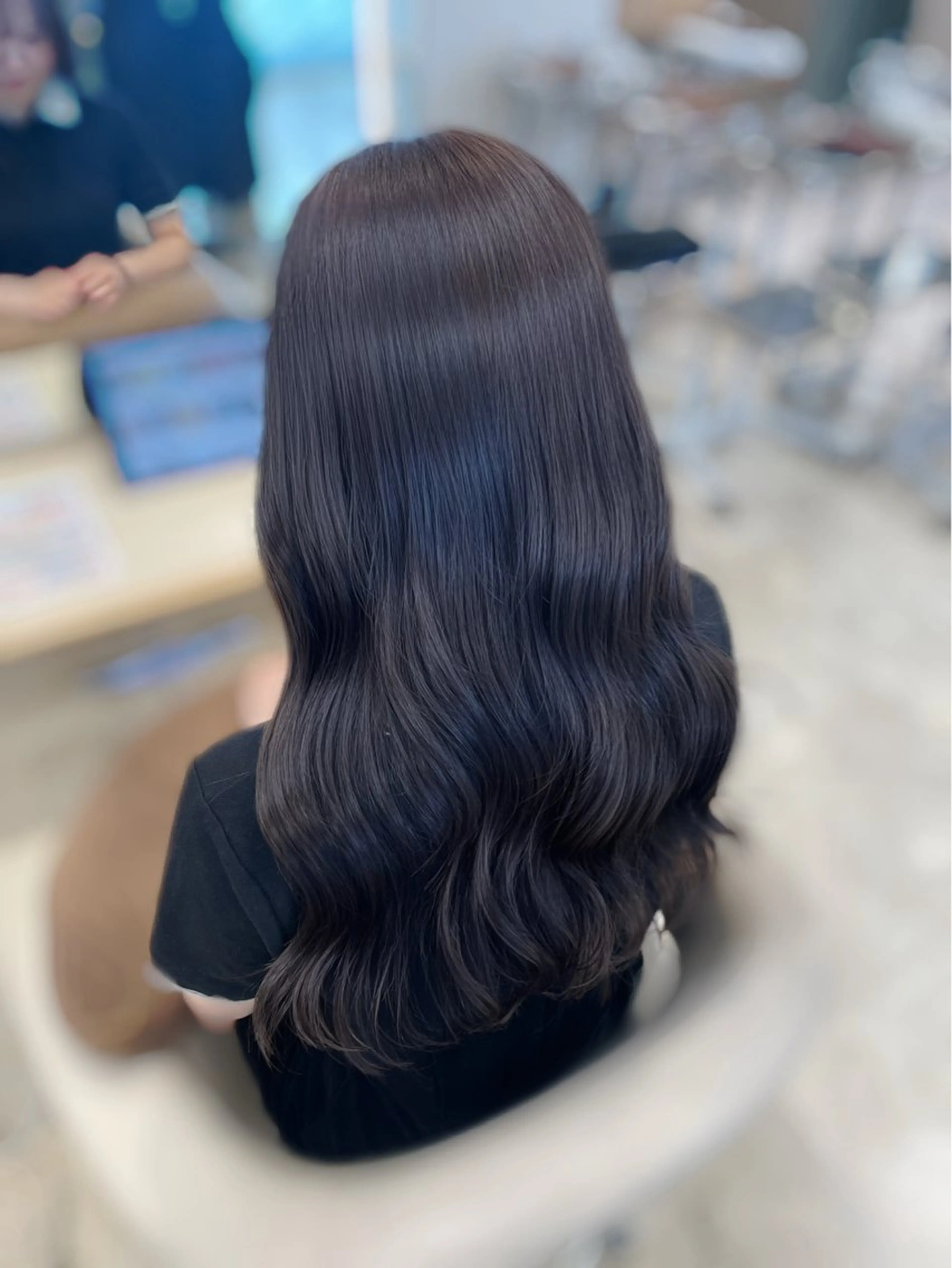 ロング カラー 透明感ワンカラー 🎀髪質改善/AOのヘアスタイル