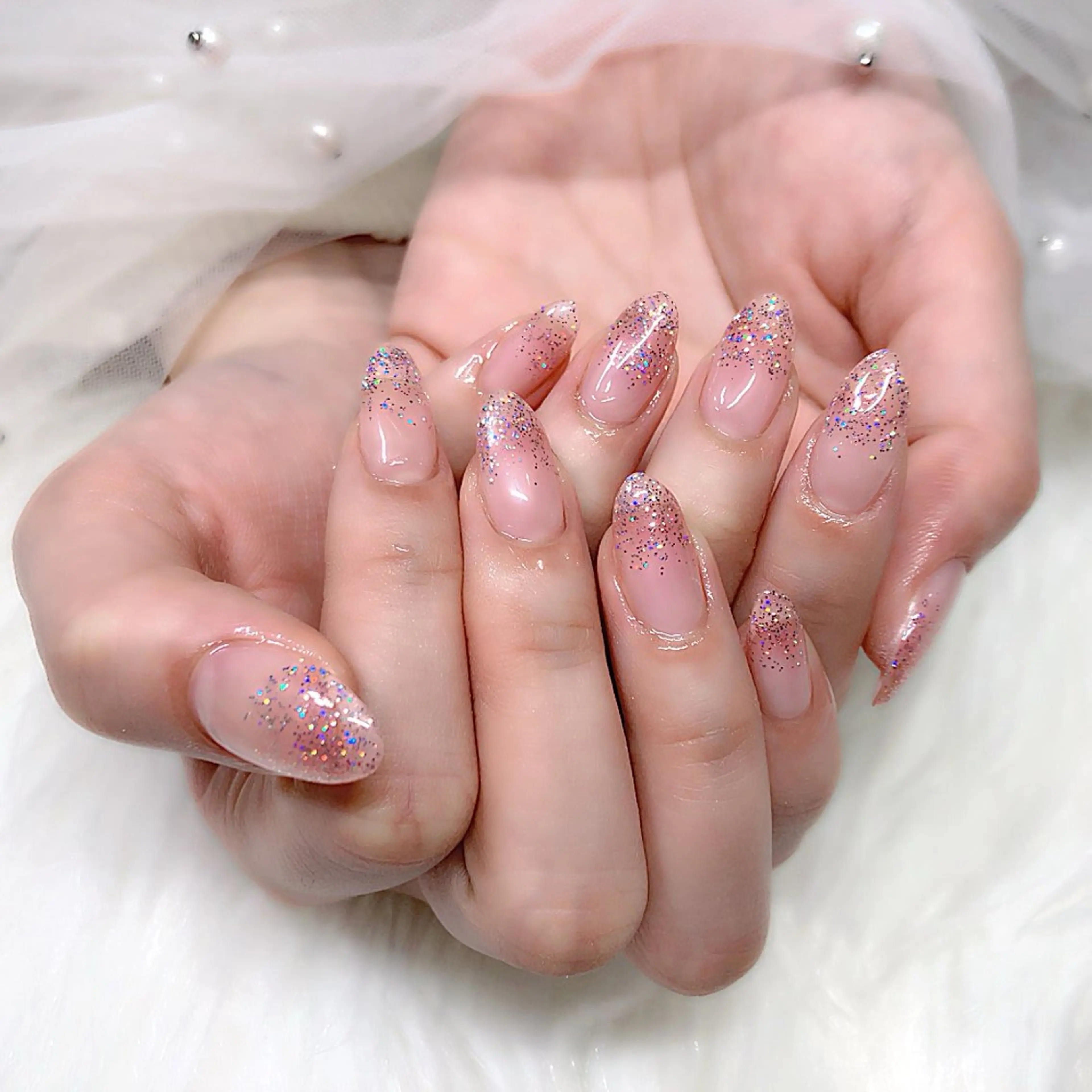 オフなしワンカラー、ラメグラテーション(カラー変更可能)💰お支払いは現金のみ💰　　　　　　　　　　　　　注意事項👇の写真