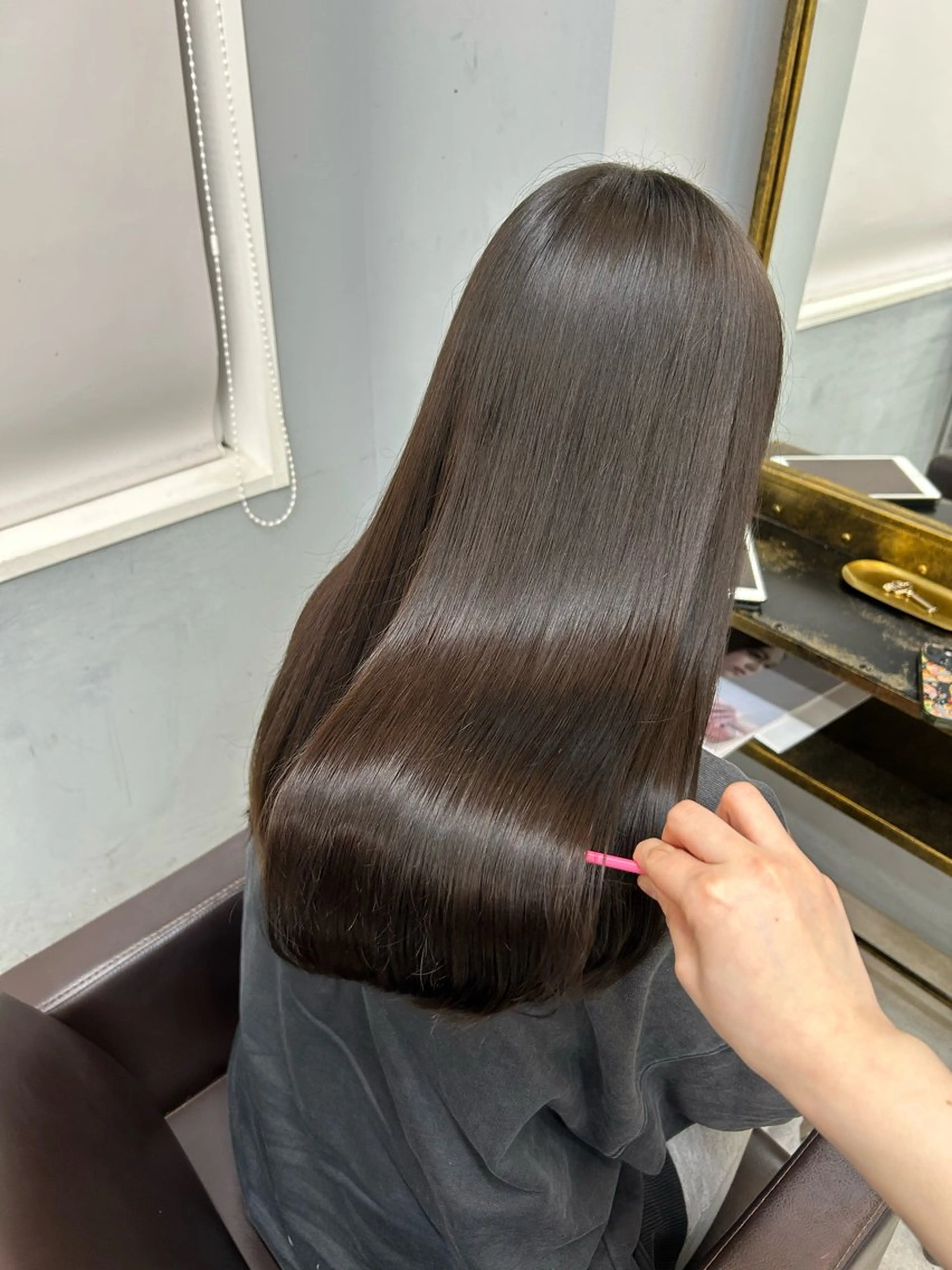 ロング hair atelier OZ桑野店所属・阿佐見 若菜のヘアスタイル