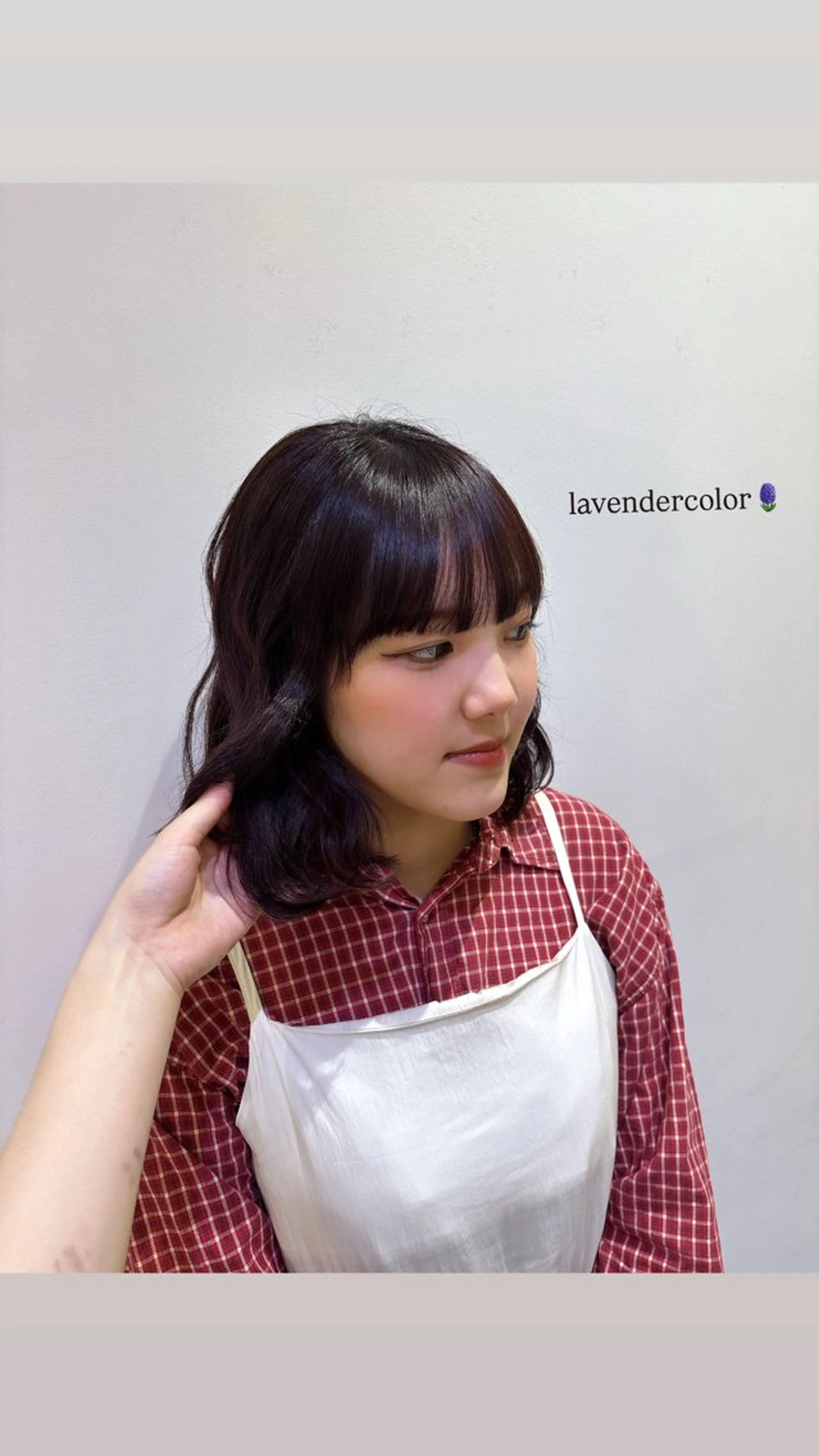 当日限定‼️  ワンカラー＋前髪顔周りカット無料🧁🤍の写真